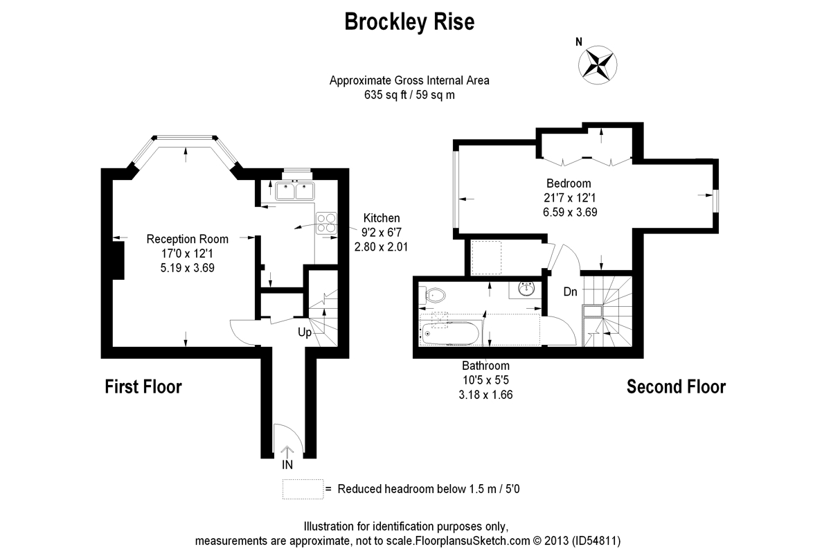 Floor plan for Brockley Rise