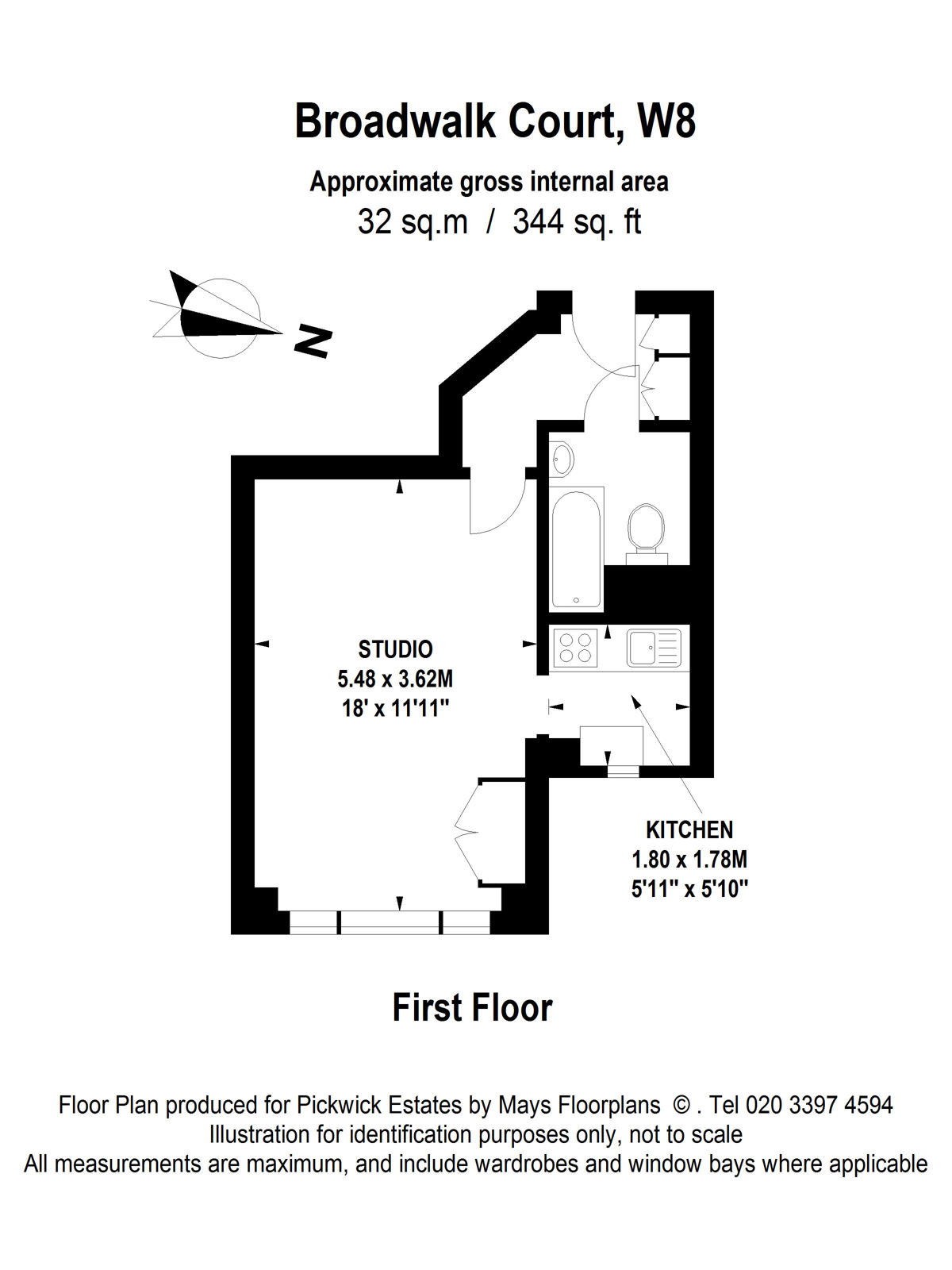 Floor plan for Broadwalk Court