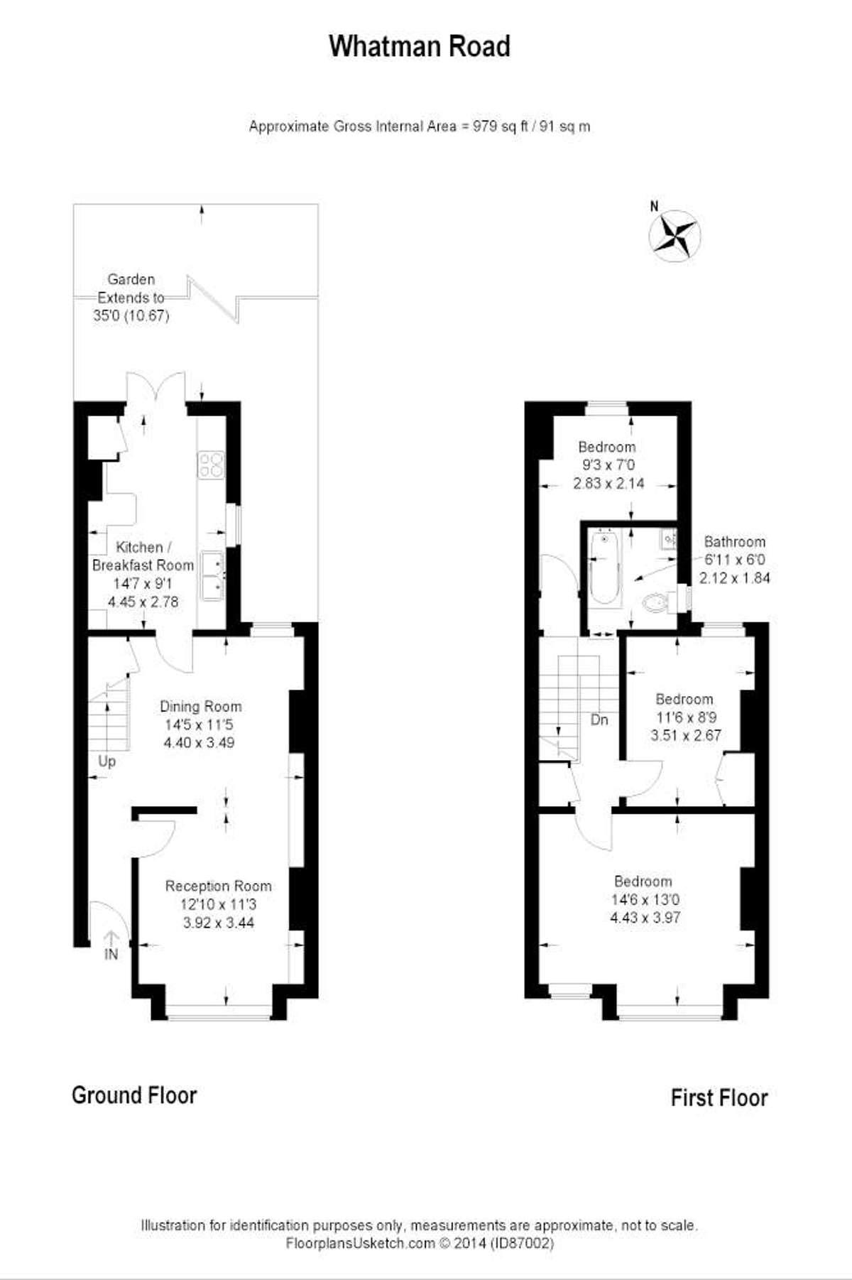 Floor plan for Whatman Road