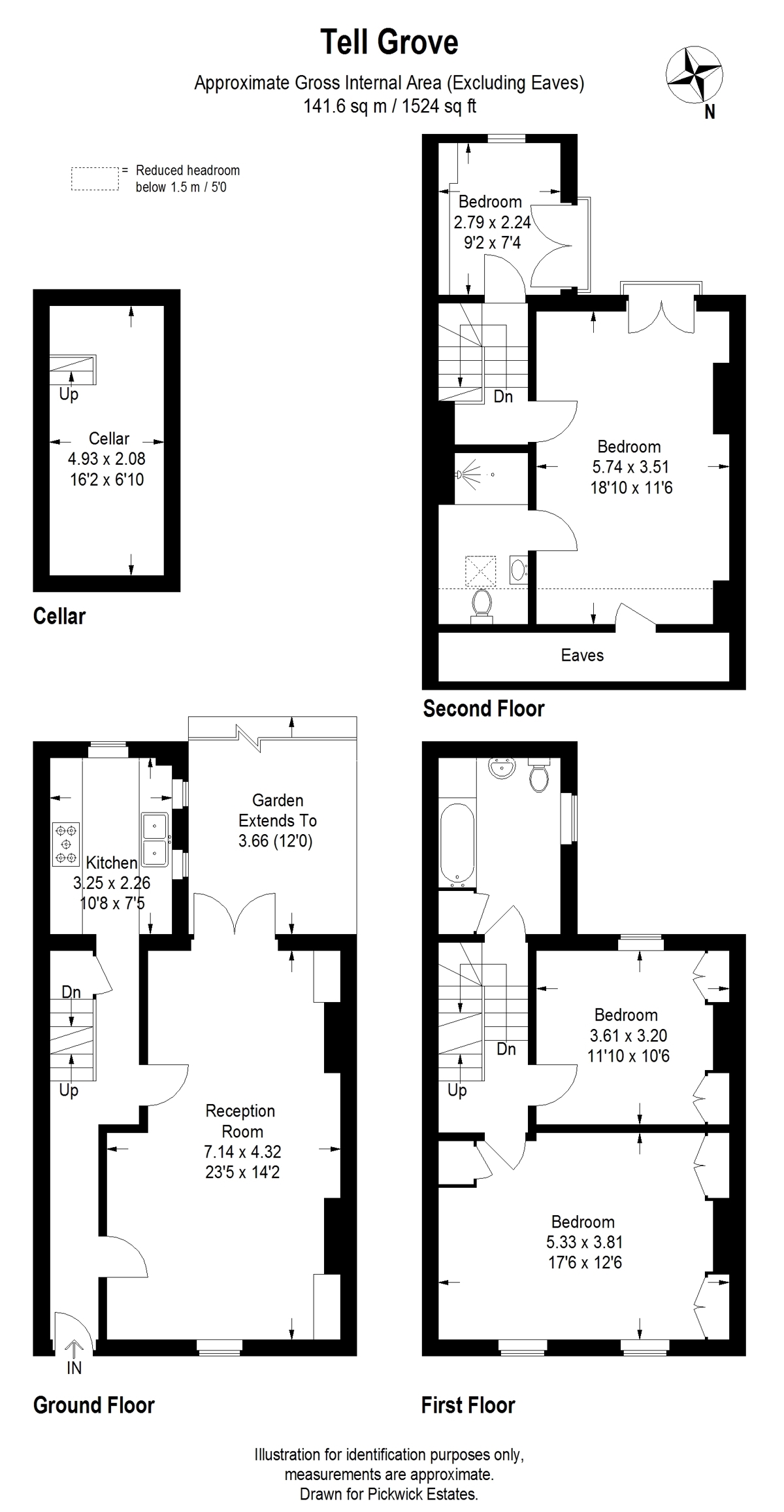 Floor plan for Tell Grove