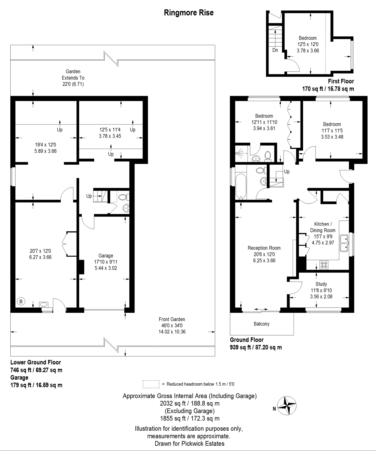 Floor plan for Ringmore Rise