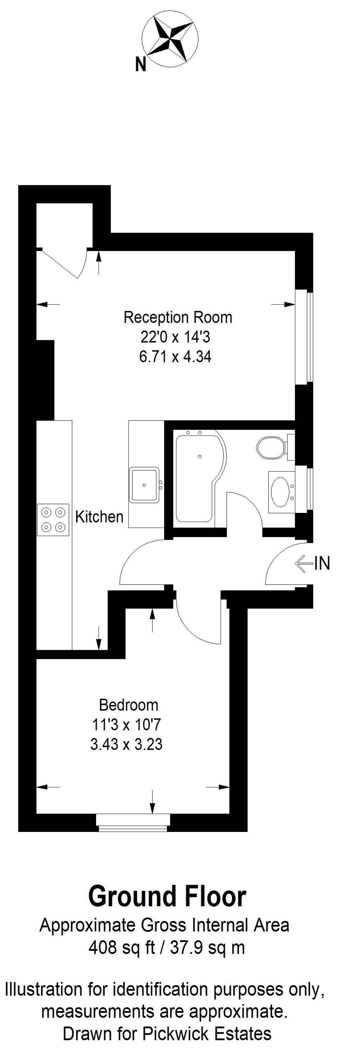 Floor plan for Gabriel Street 