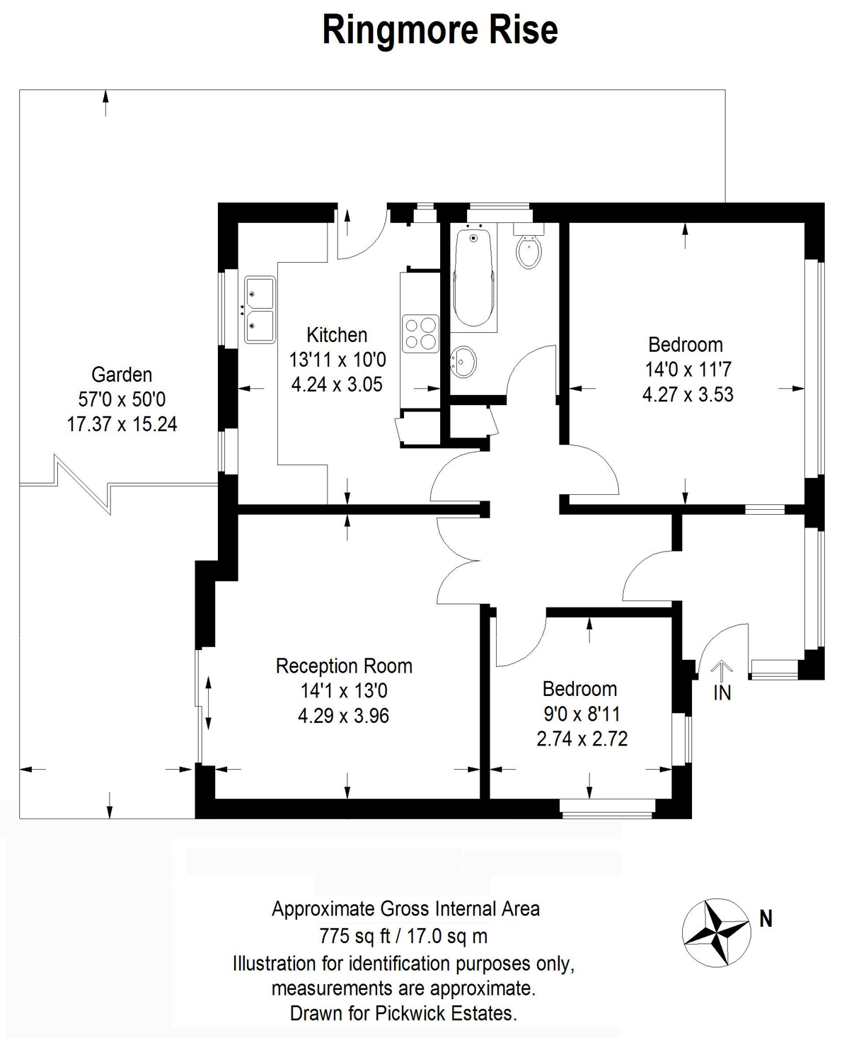 Floor plan for Ringmore Rise