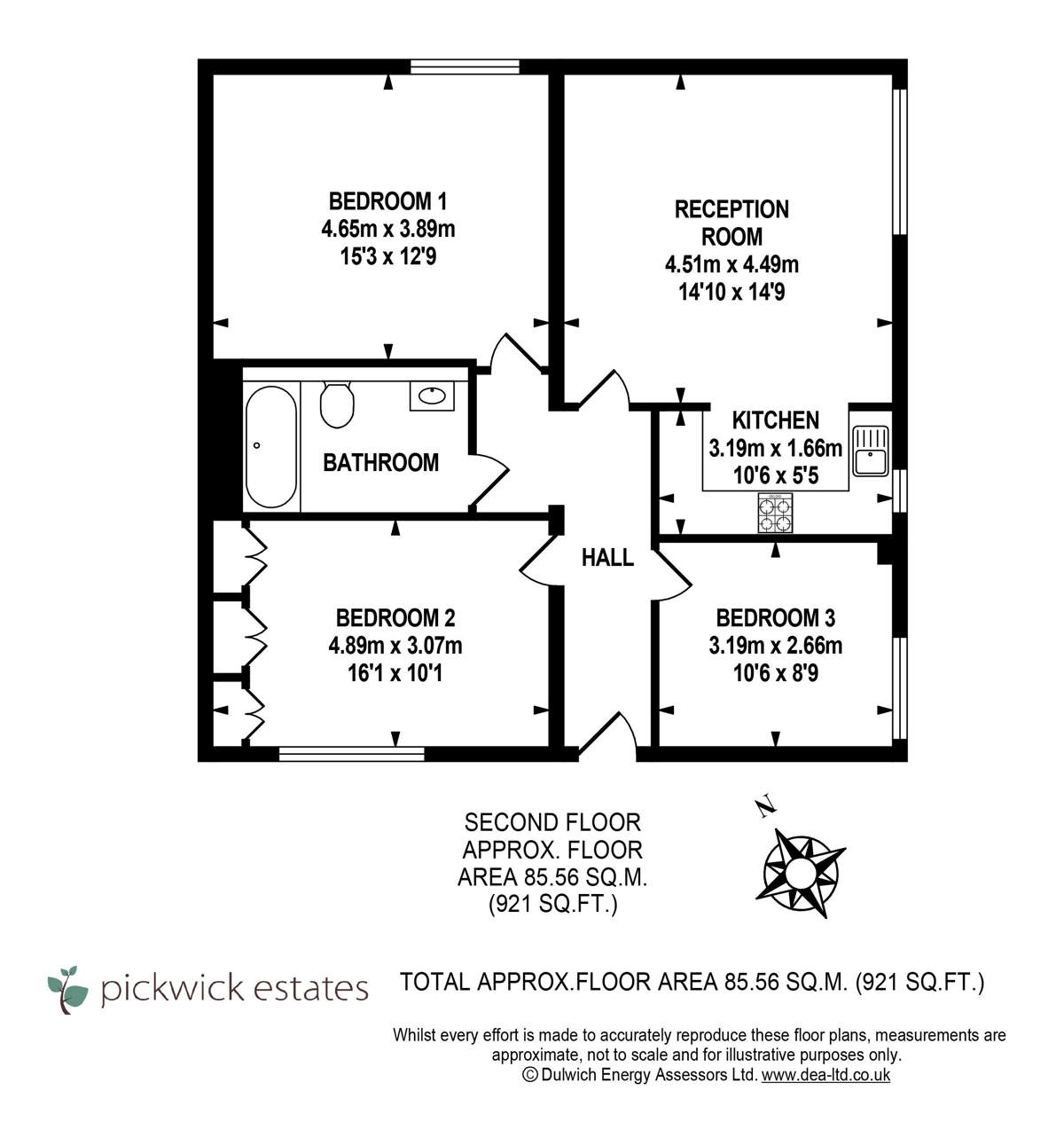 Floor plan for Coach House