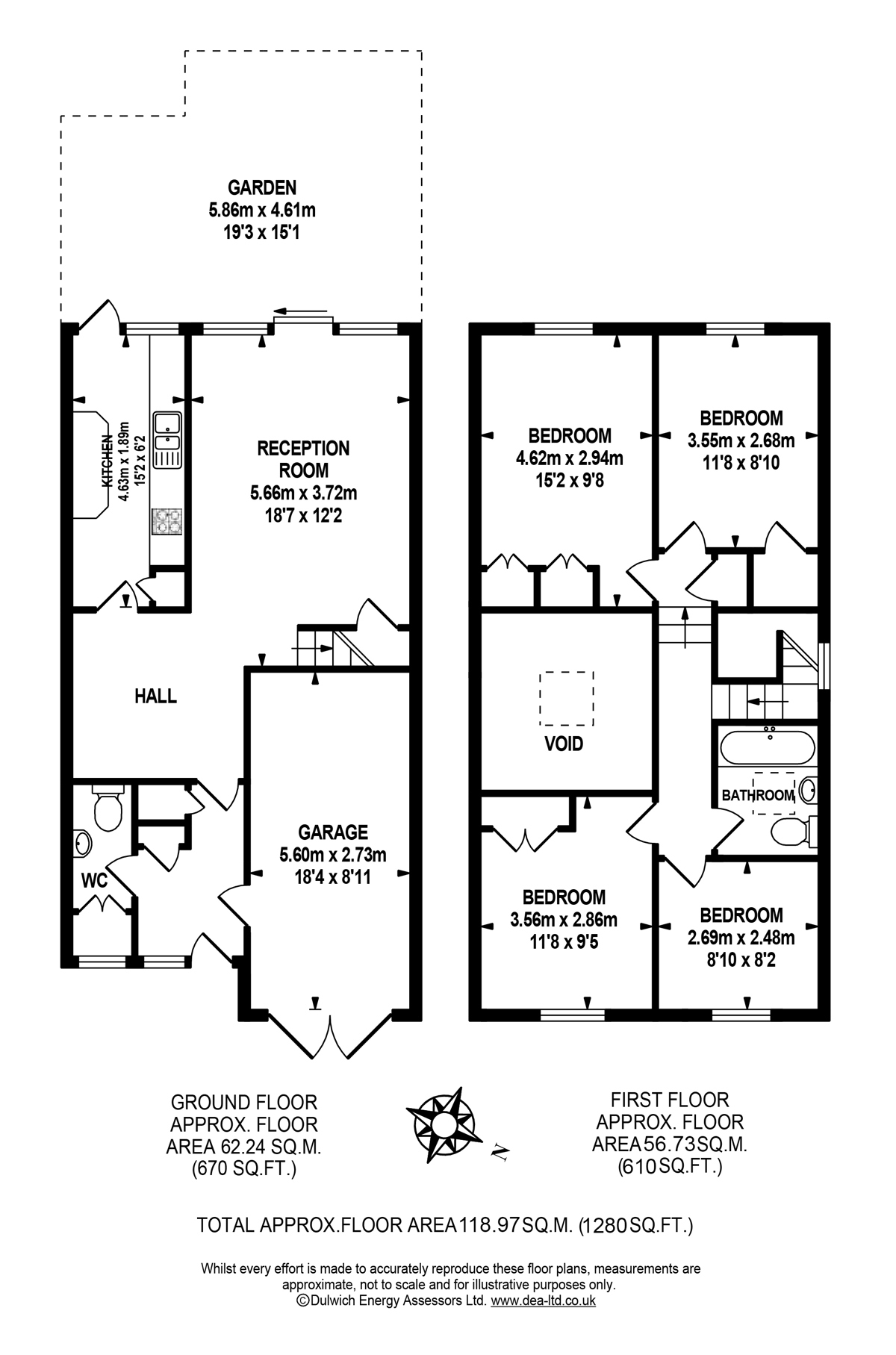 Floor plan for Lings Coppice 