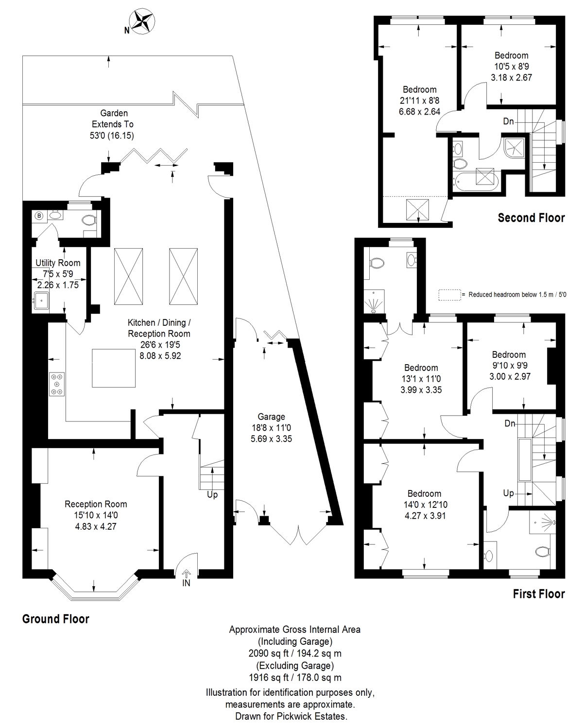 Floor plan for Devonshire Road 