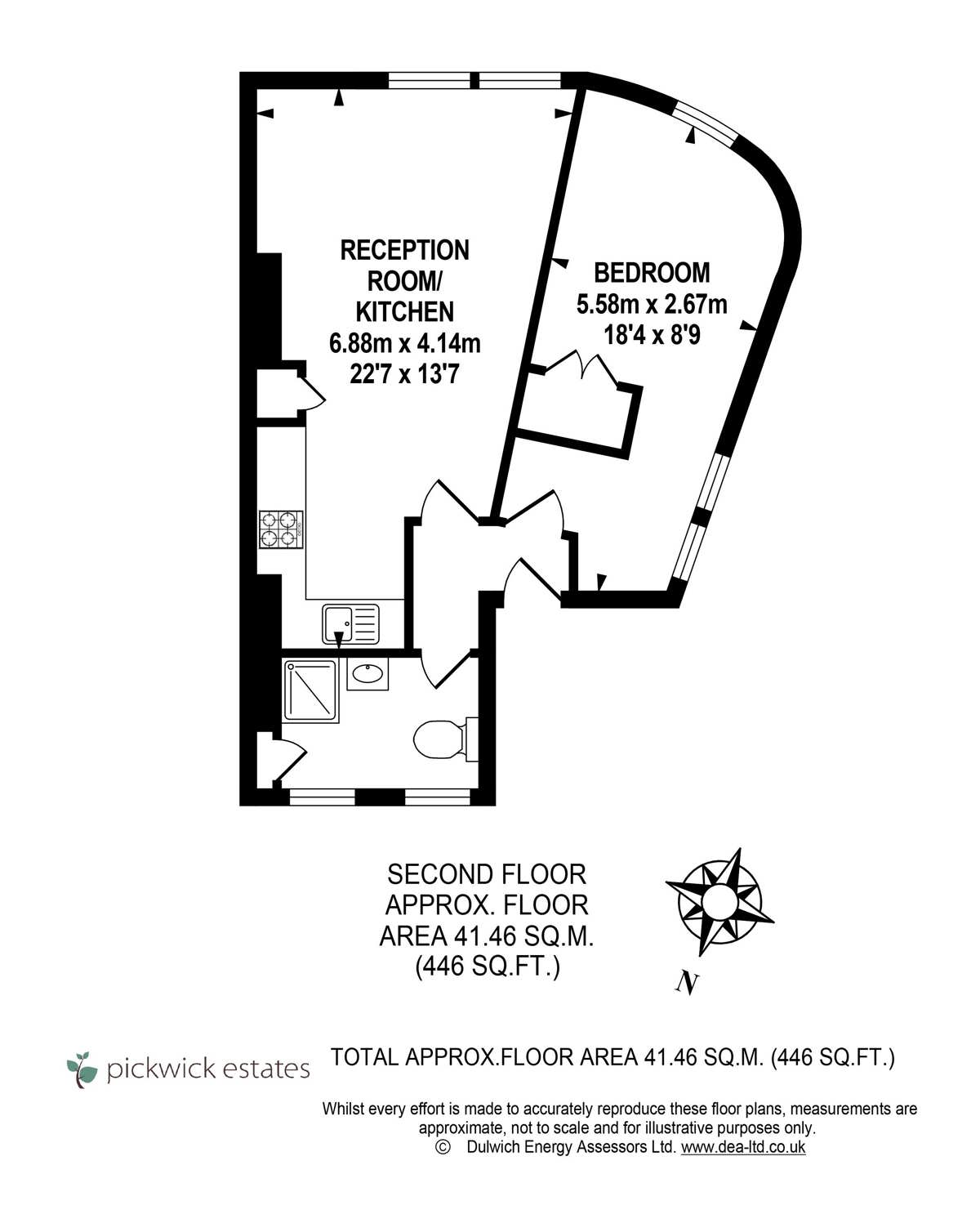 Floor plan for Perry Vale 