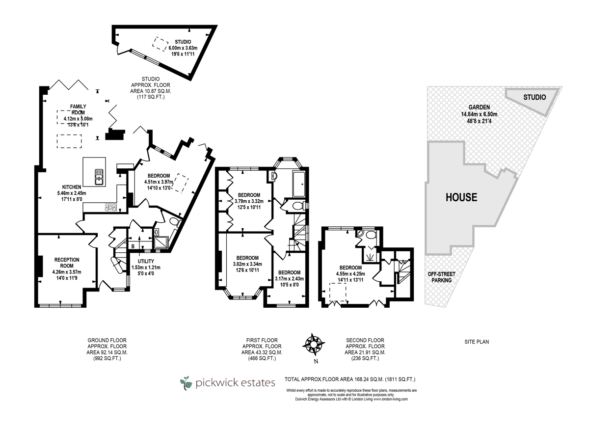 Floor plan for Fairlie Gardens 