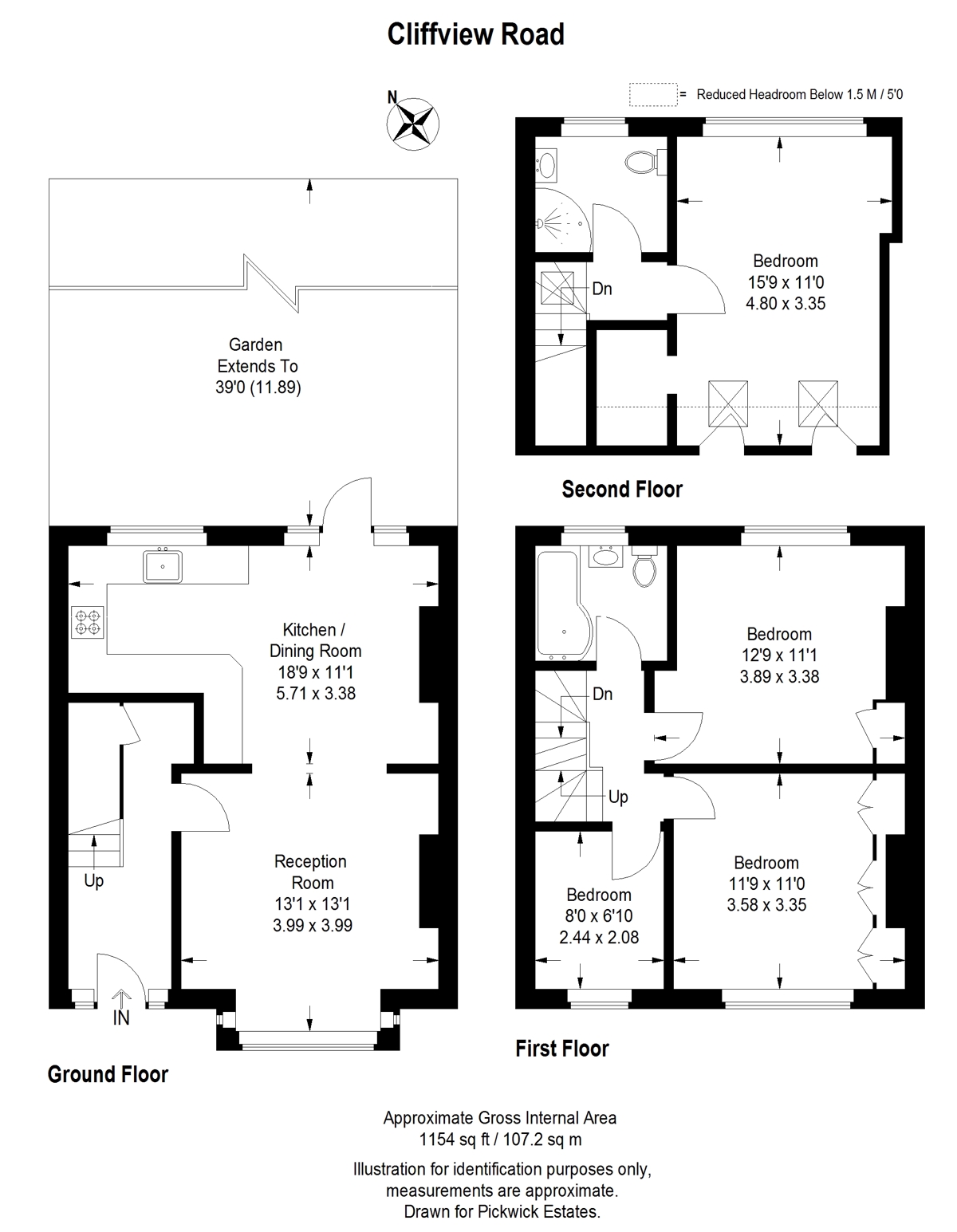 Floor plan for Cliffview Road 