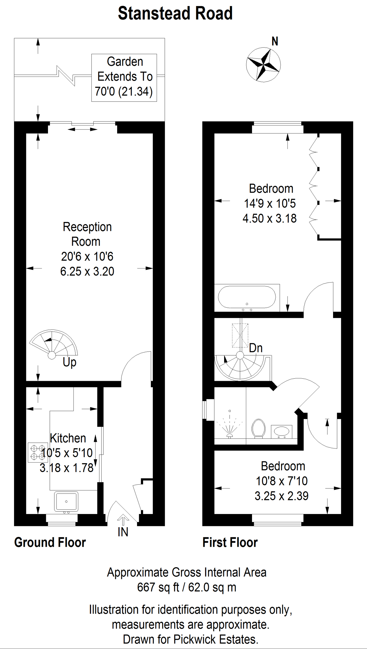 Floor plan for Stanstead Road 