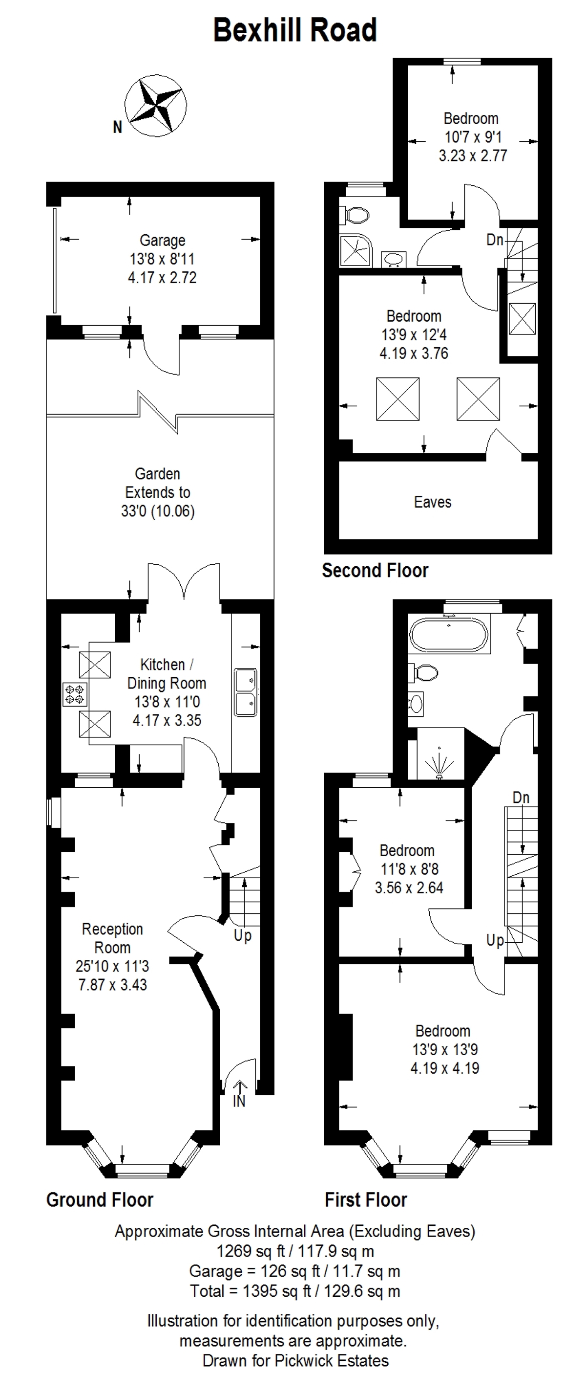 Floor plan for Bexhill Road 