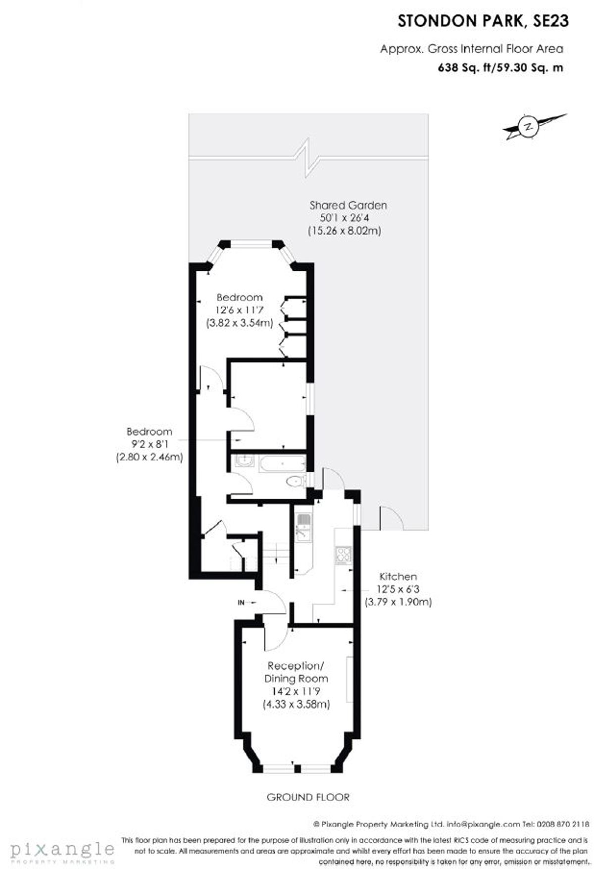 Floor plan for Stondon Park 