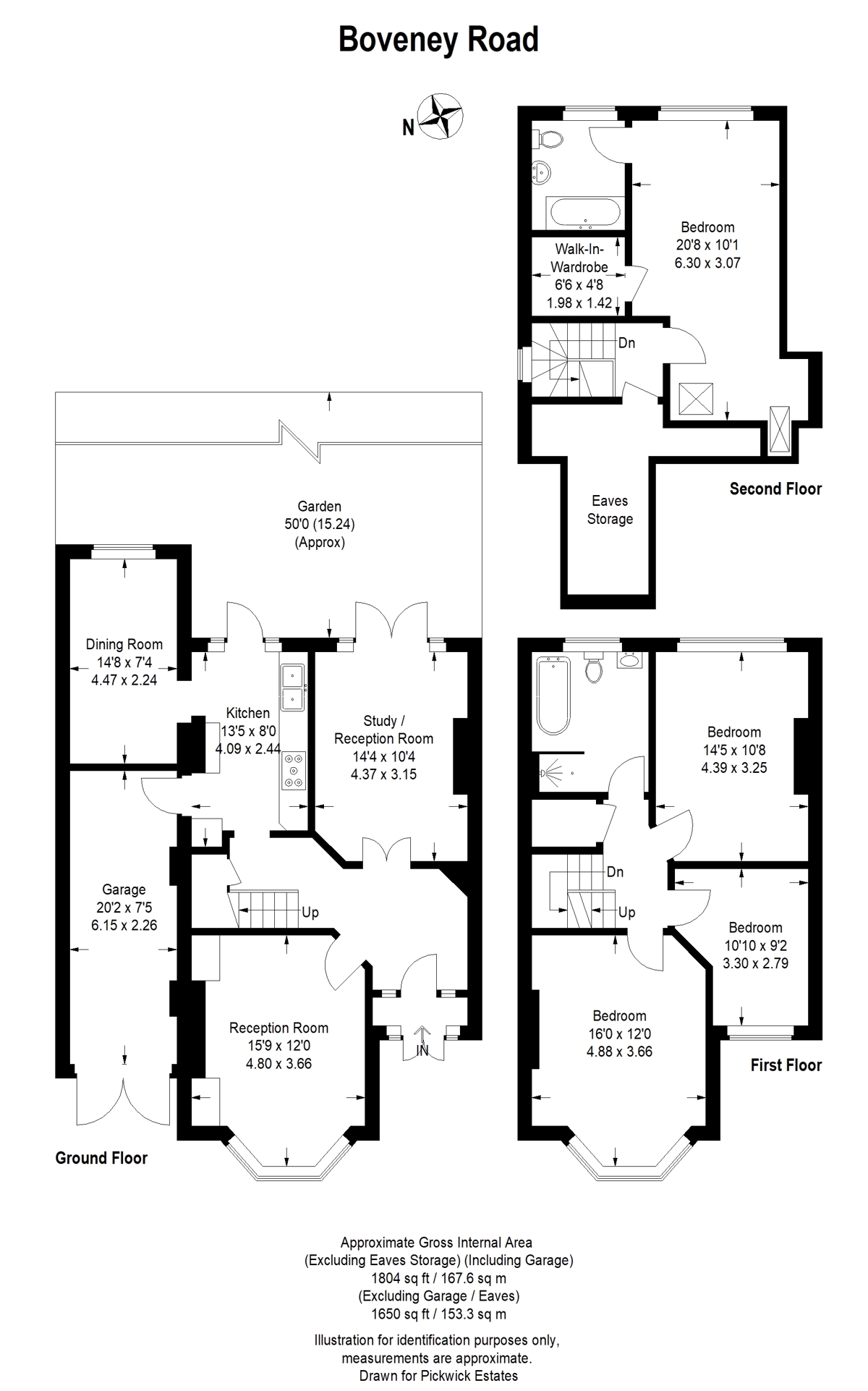 Floor plan for Boveney Road 
