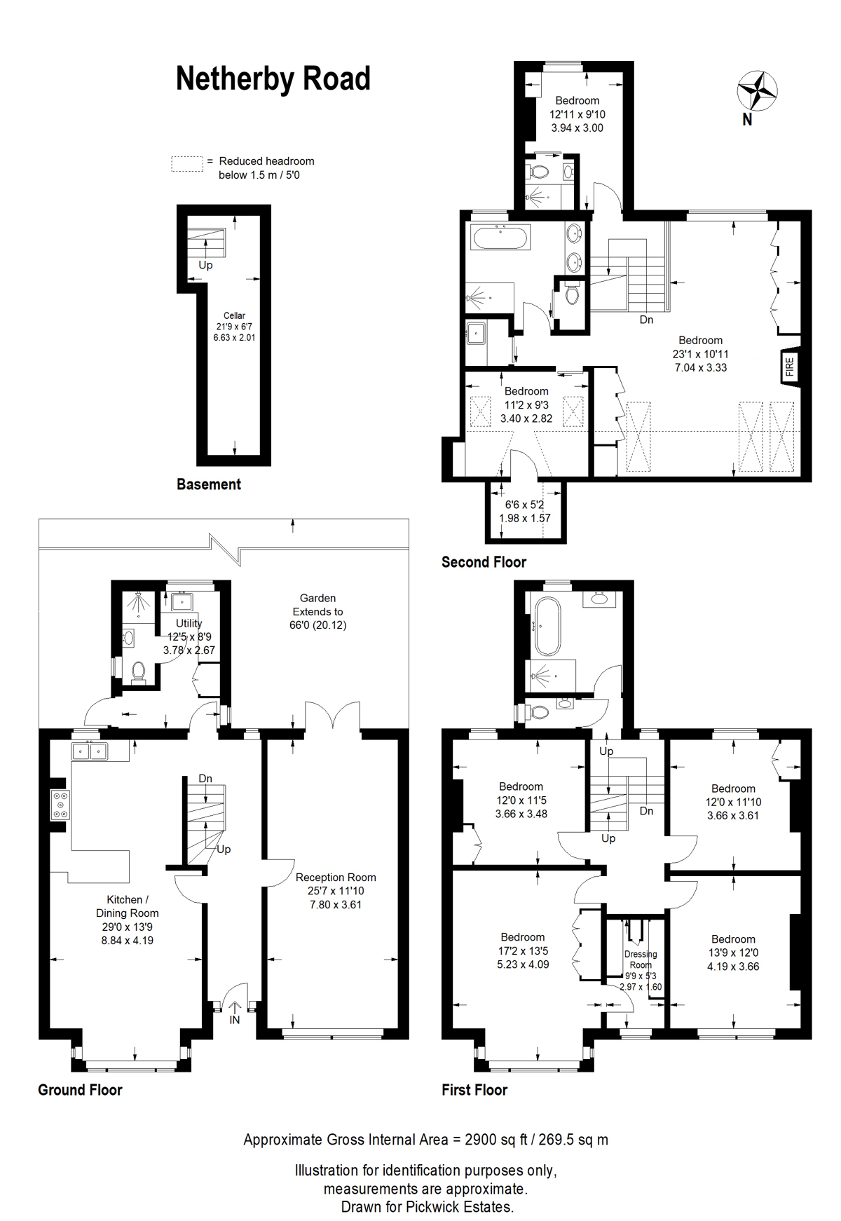 Floor plan for Netherby Road 