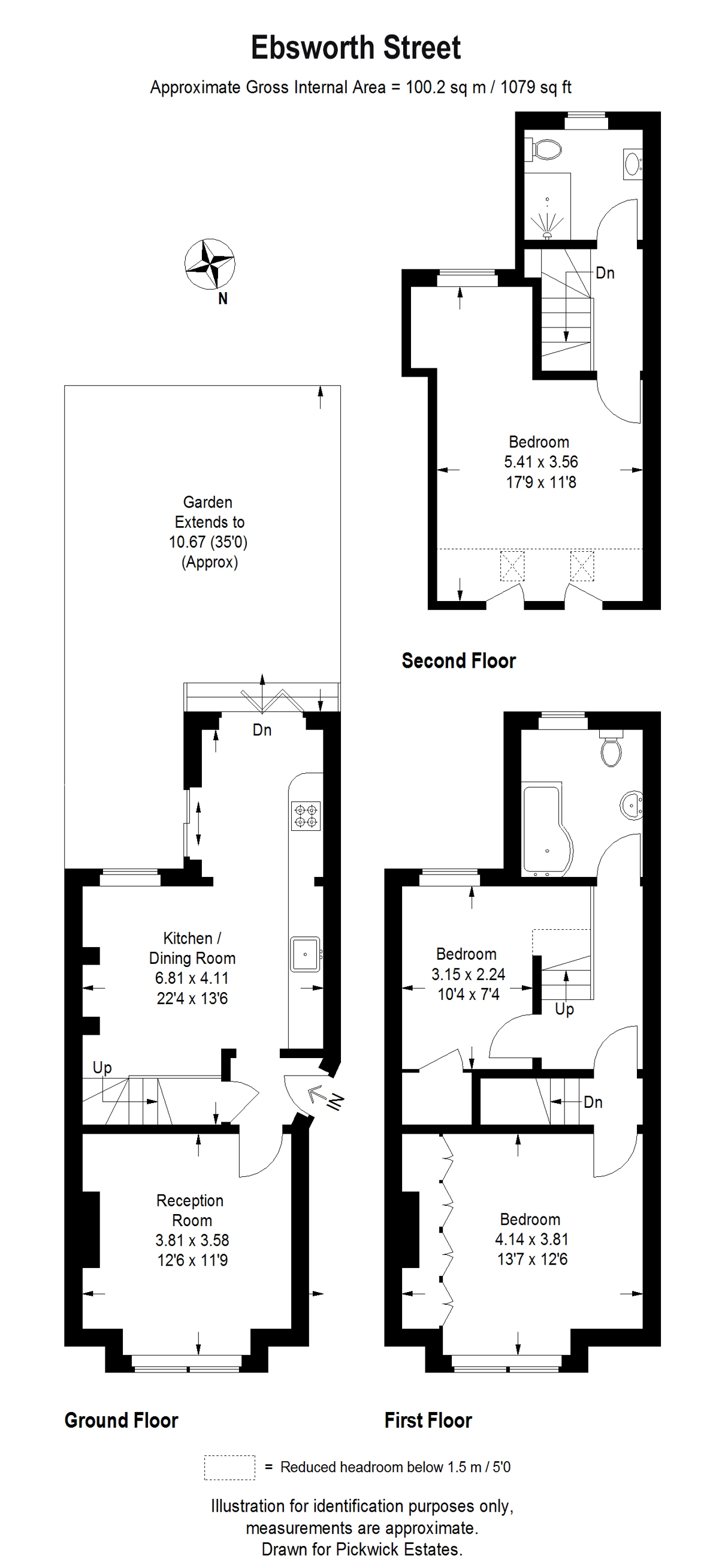 Floor plan for Ebsworth Street