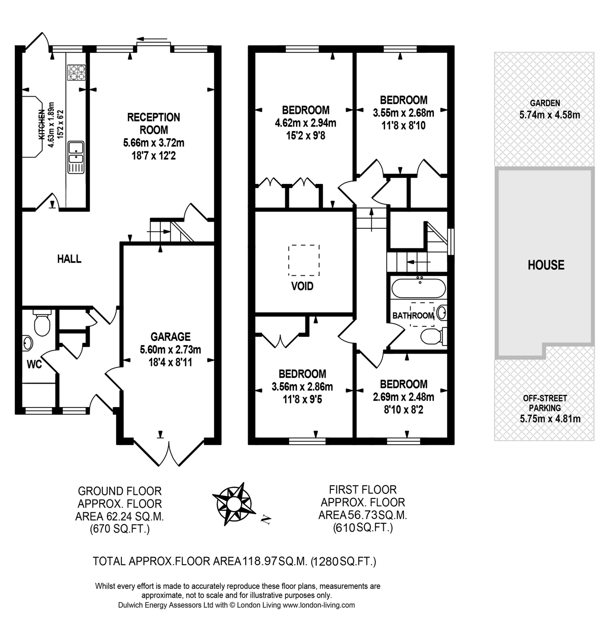 Floor plan for Lings Coppice 