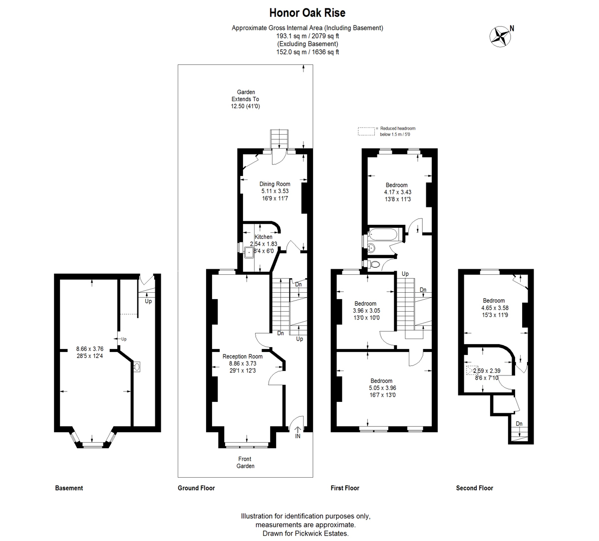Floor plan for Honor Oak Rise