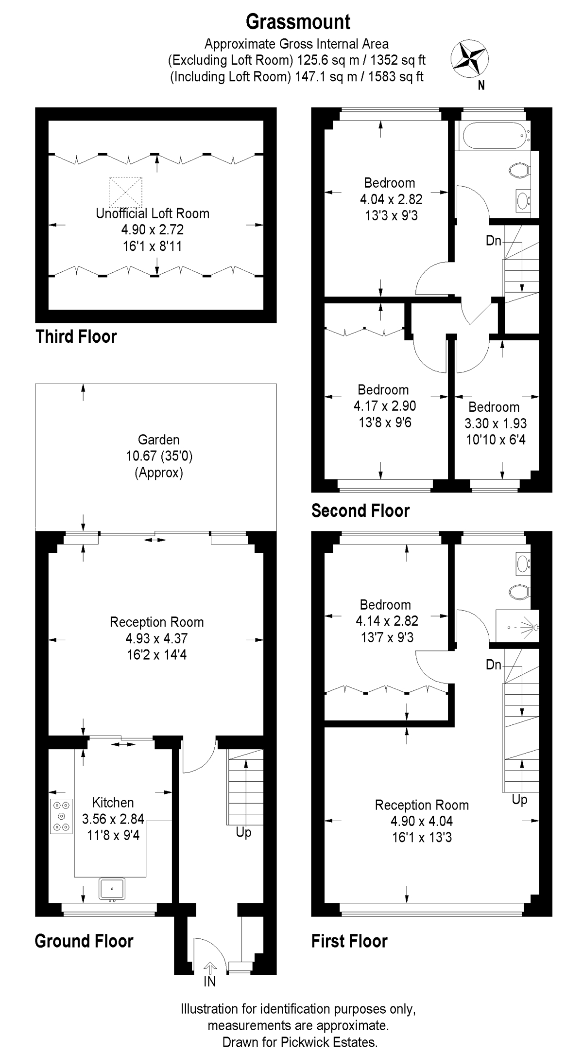 Floor plan for Grassmount 