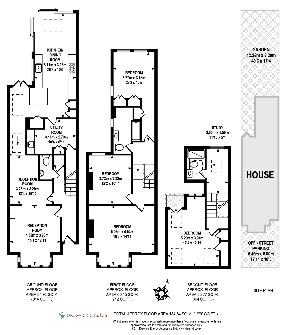 Floor plan for Piermont Road
