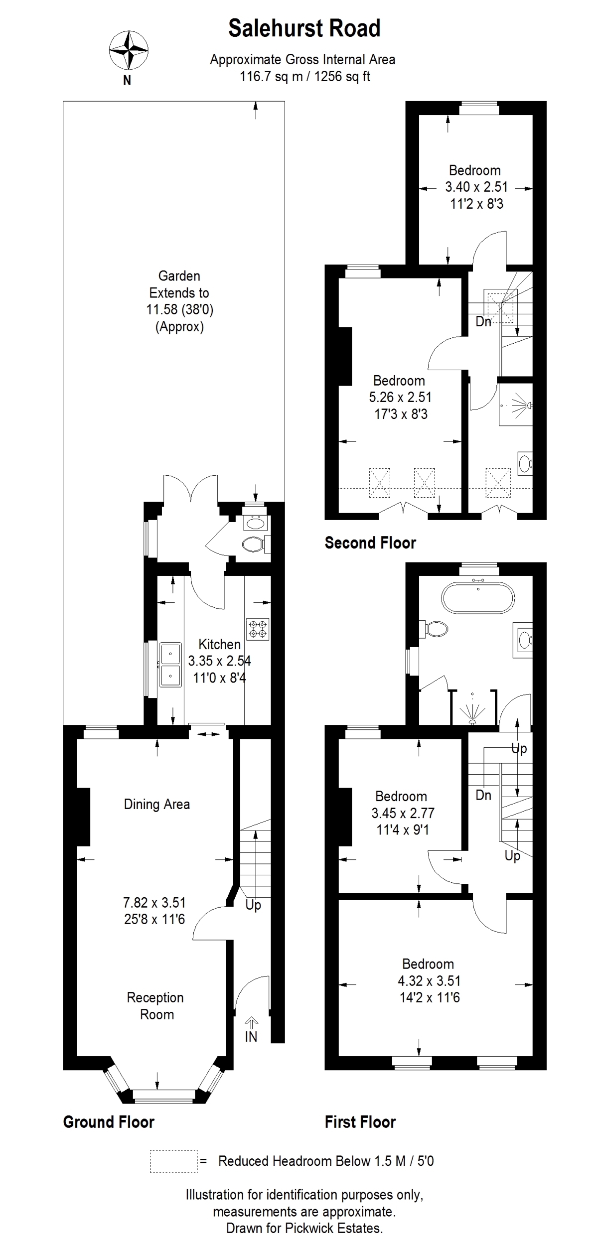 Floor plan for Salehurst Road 