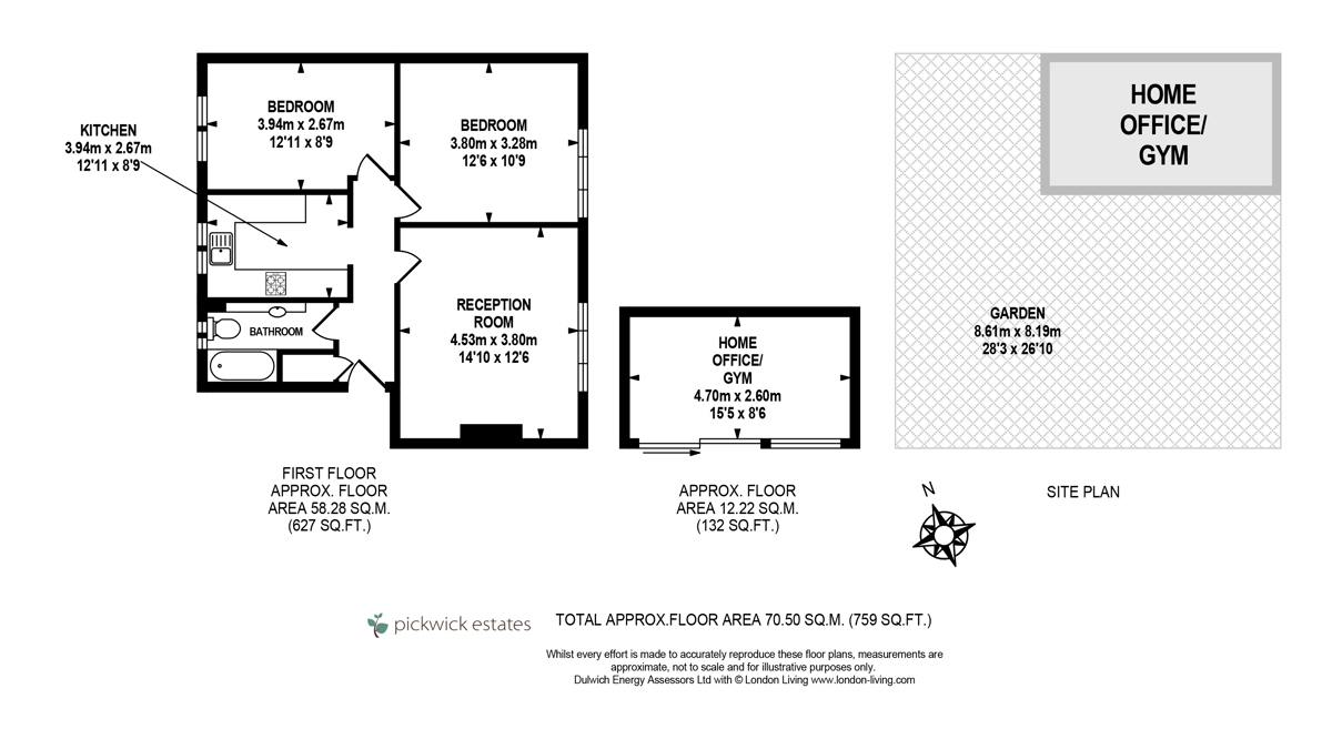 Floor plan for Devonshire Road 