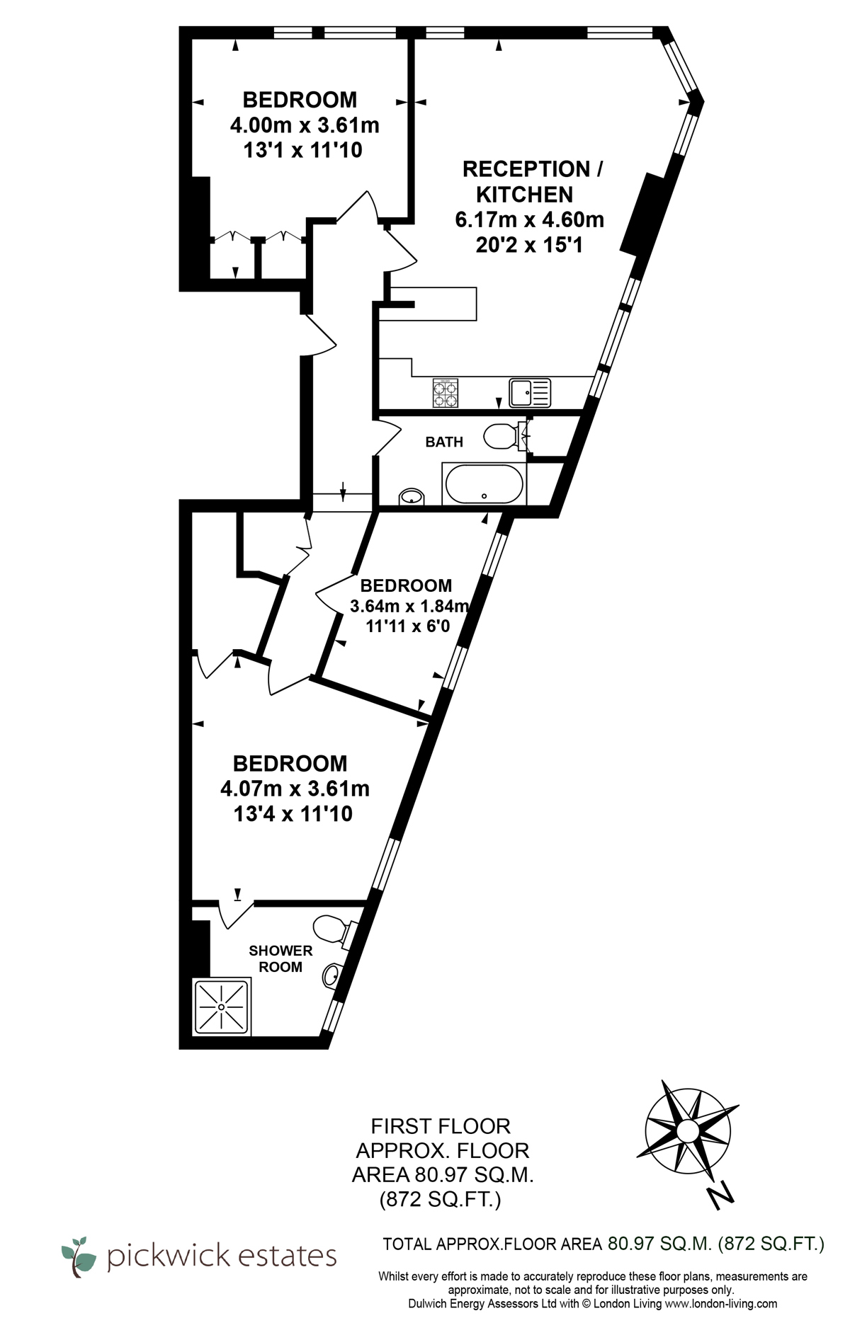 Floor plan for Grove Vale
