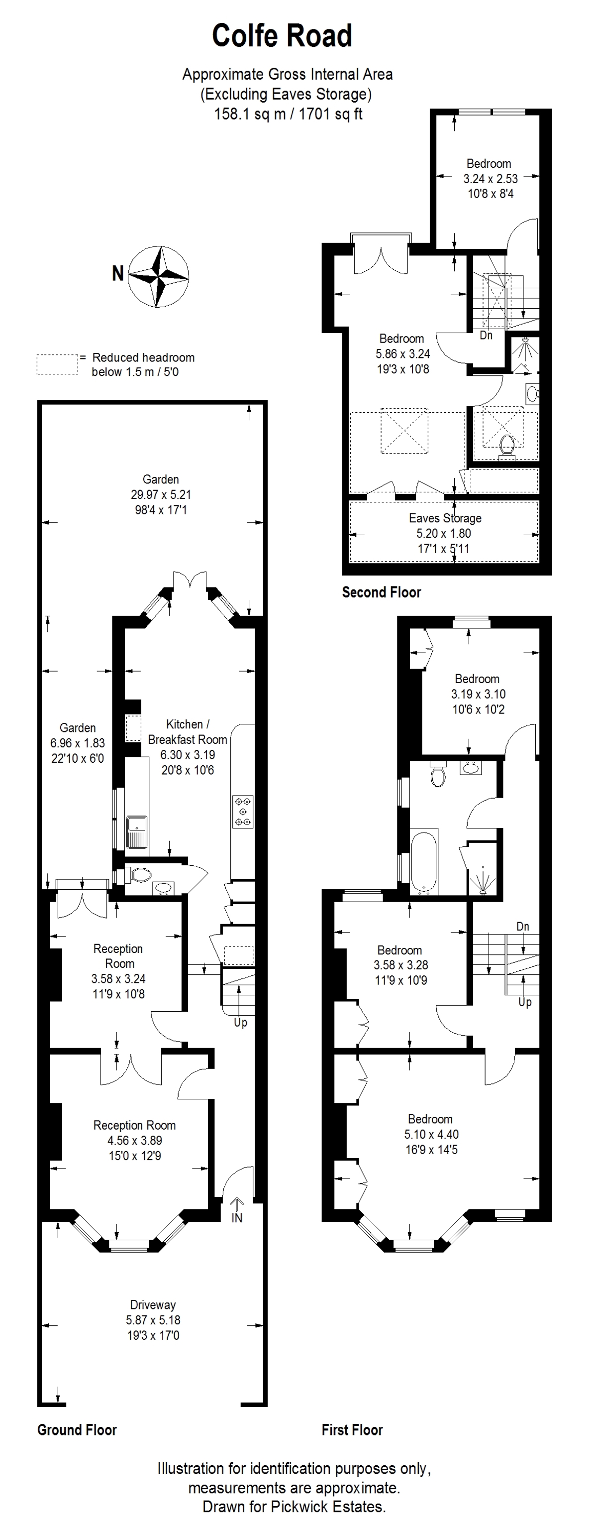 Floor plan for Colfe Road