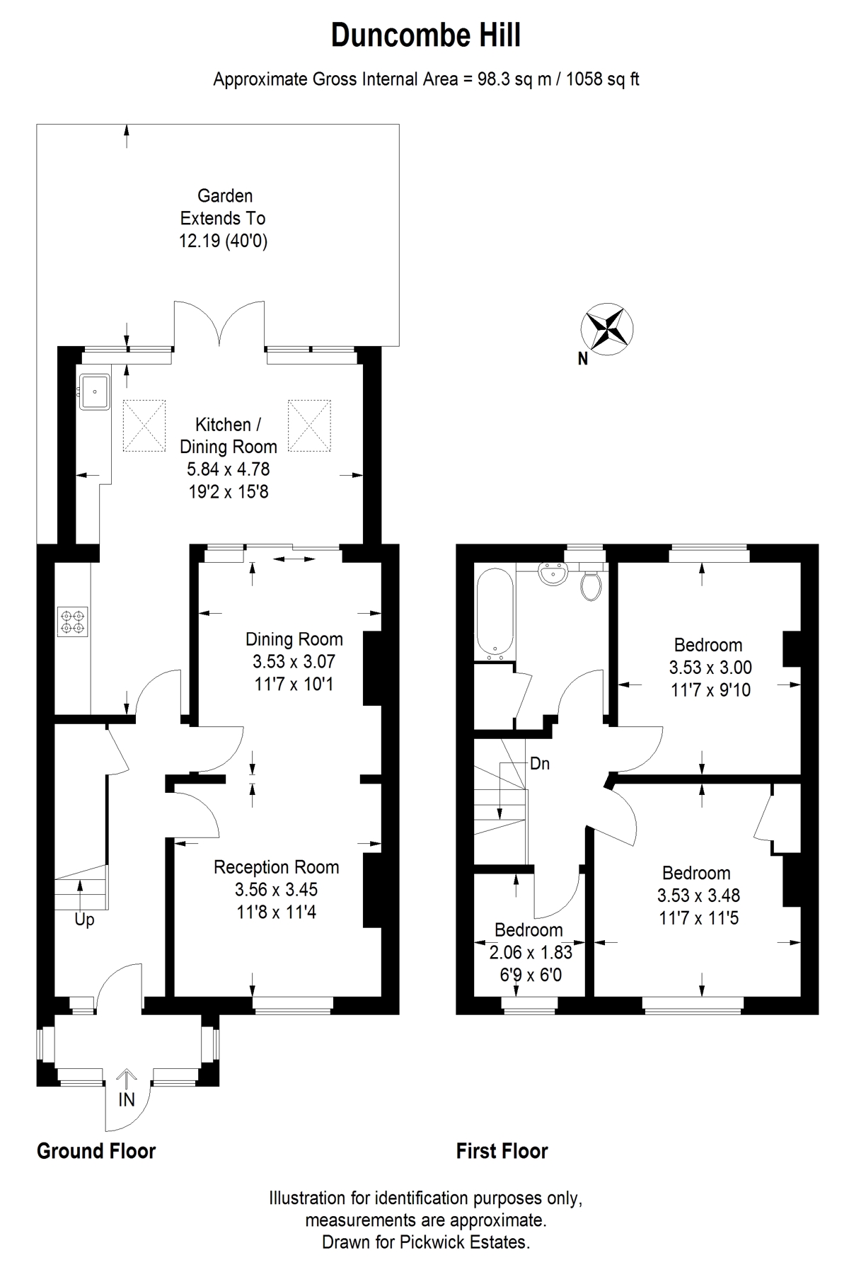 Floor plan for Duncombe Hill