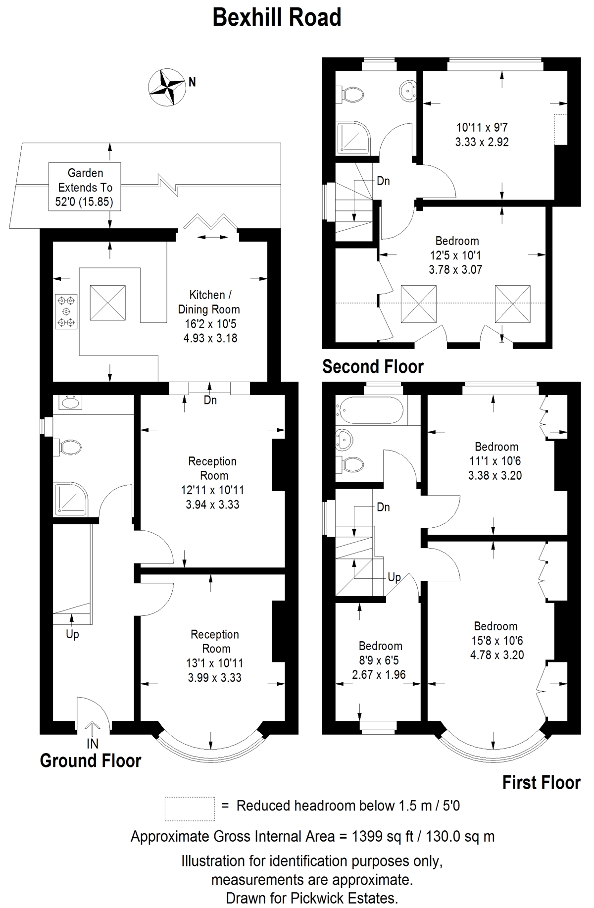 Floor plan for Bexhill Road