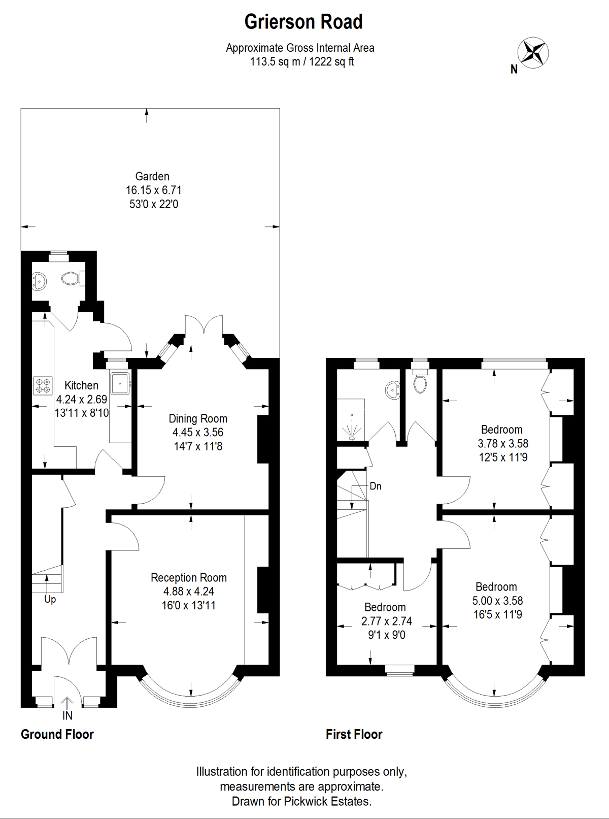 Floor plan for Grierson Road 