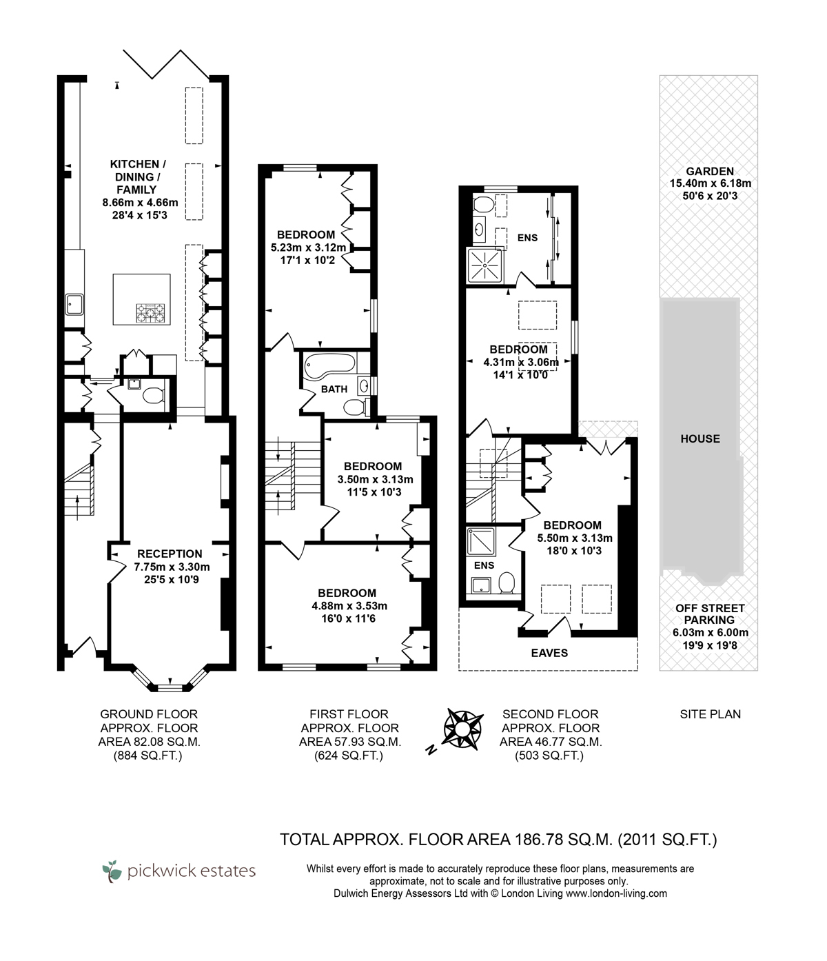 Floor plan for Upland Road 
