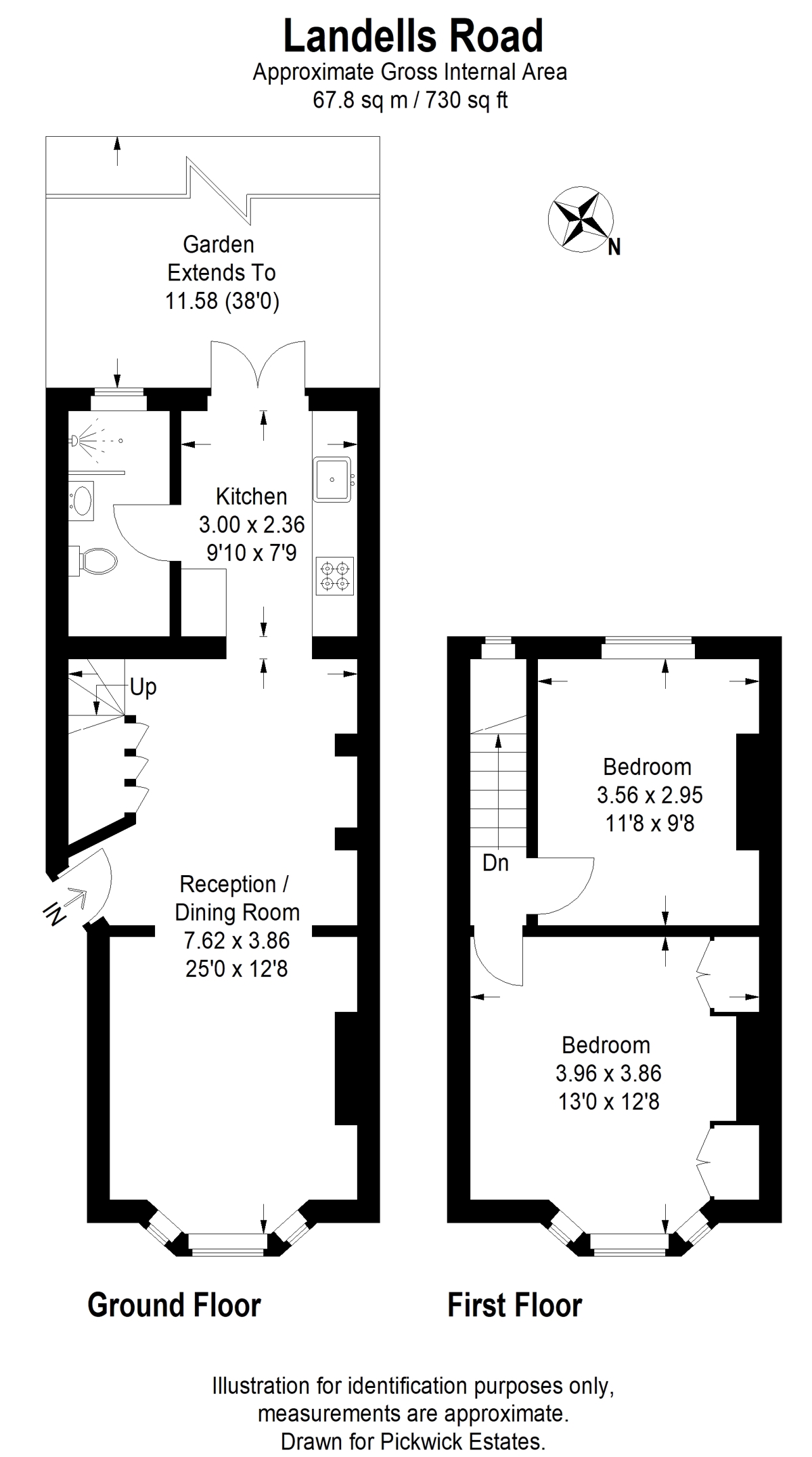 Floor plan for Landells Road 