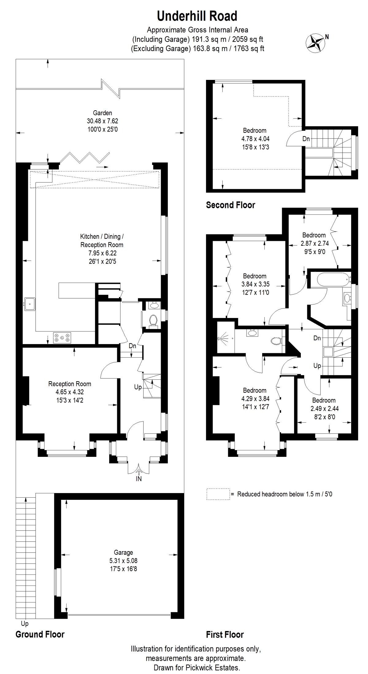 Floor plan for Underhill Road 