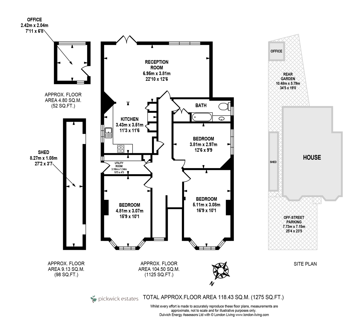Floor plan for Duncombe Hill