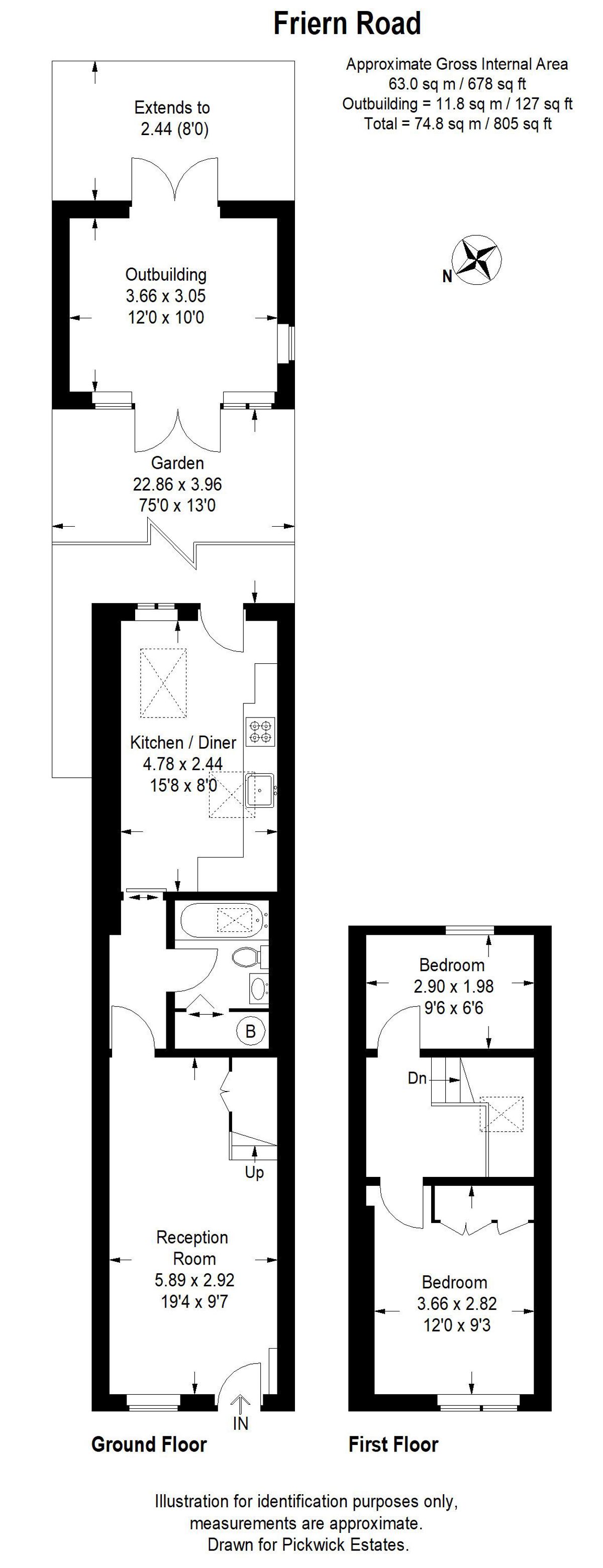 Floor plan for The Old Stables 