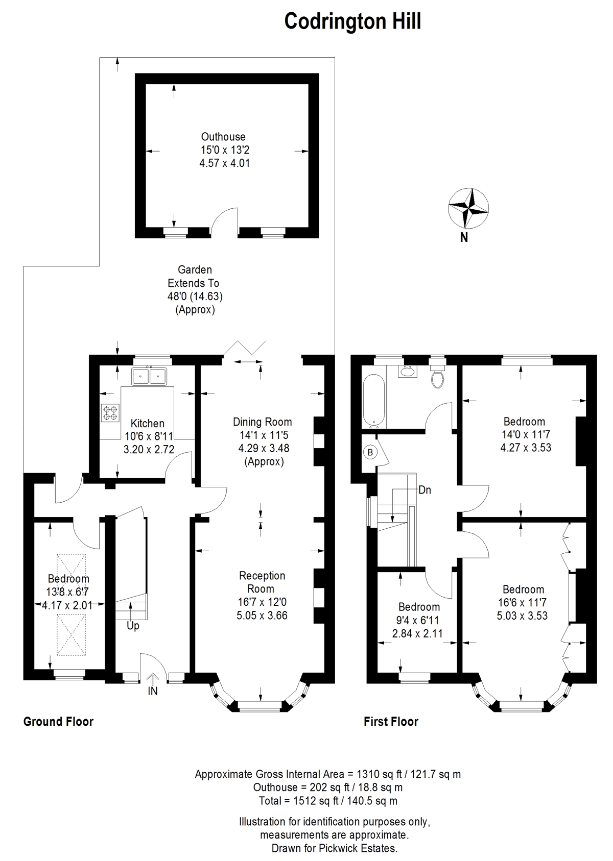 Floor plan for Codrington Hill 