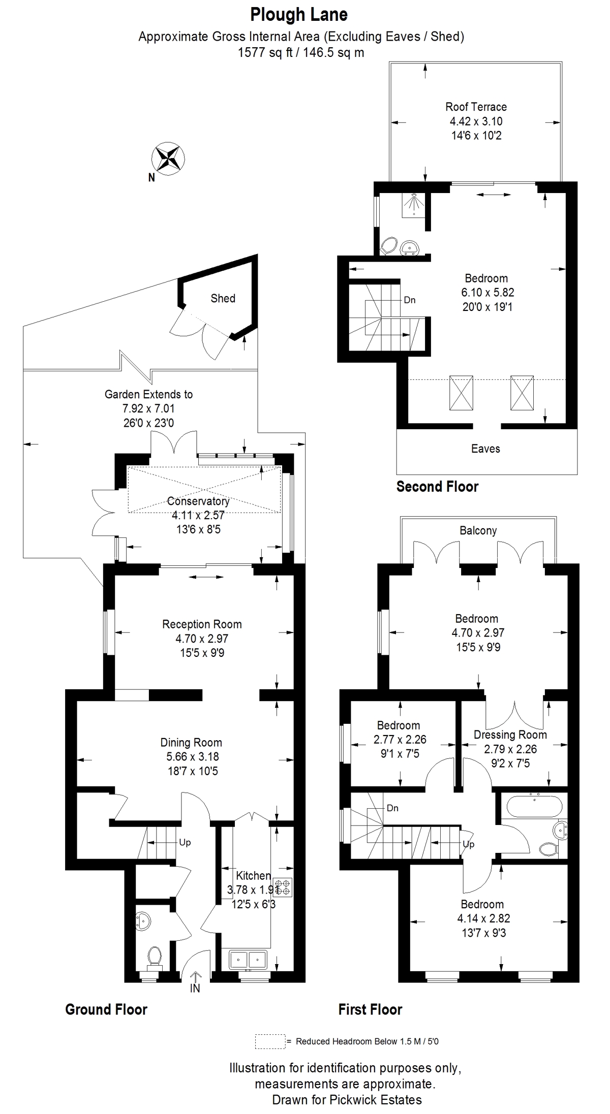 Floor plan for Plough Lane 