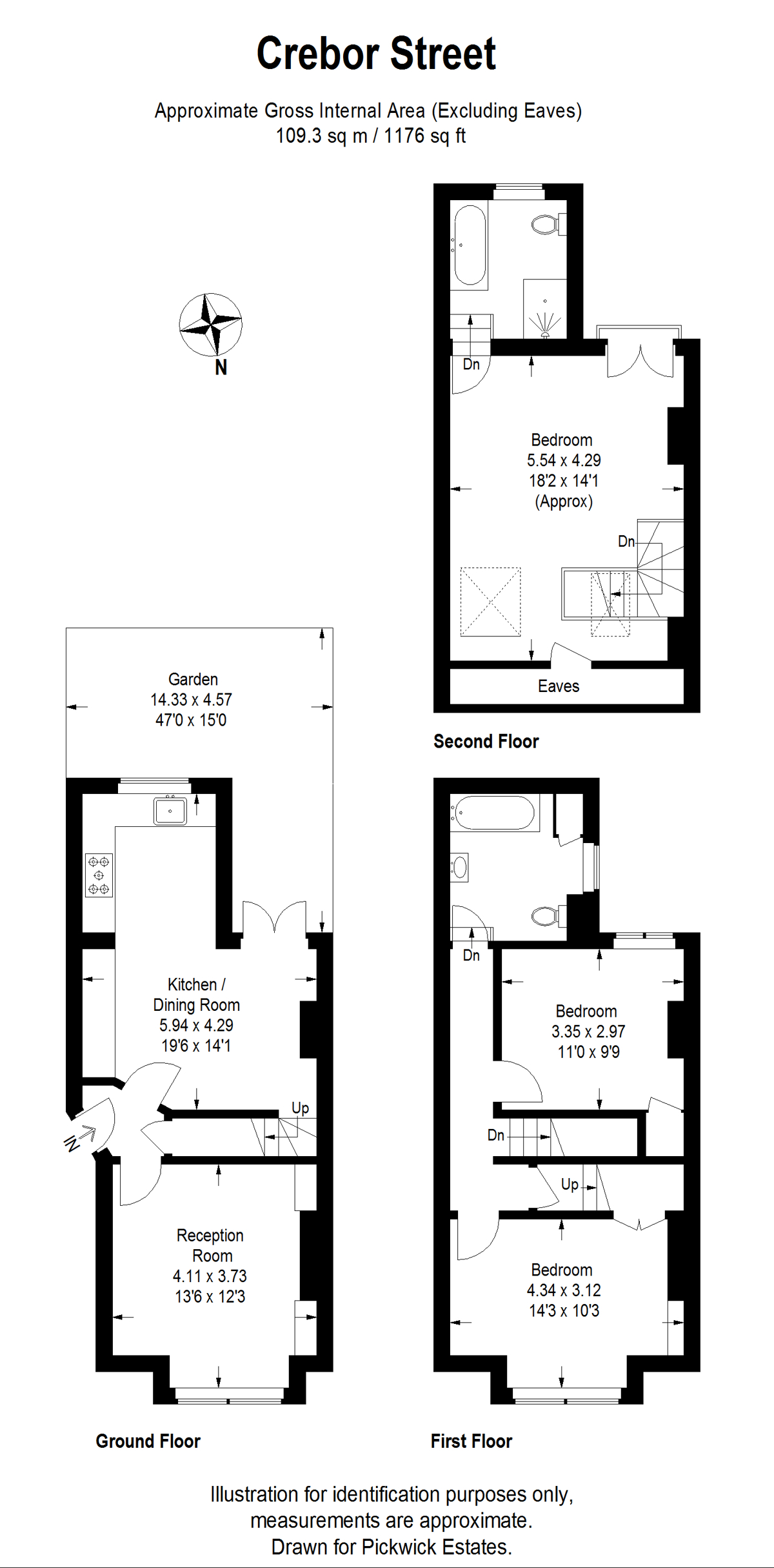 Floor plan for Crebor Street 