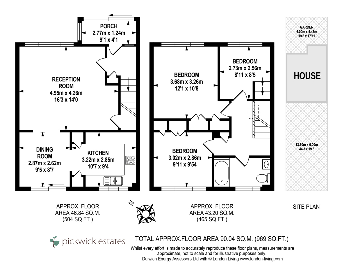 Floor plan for Garthorne Road