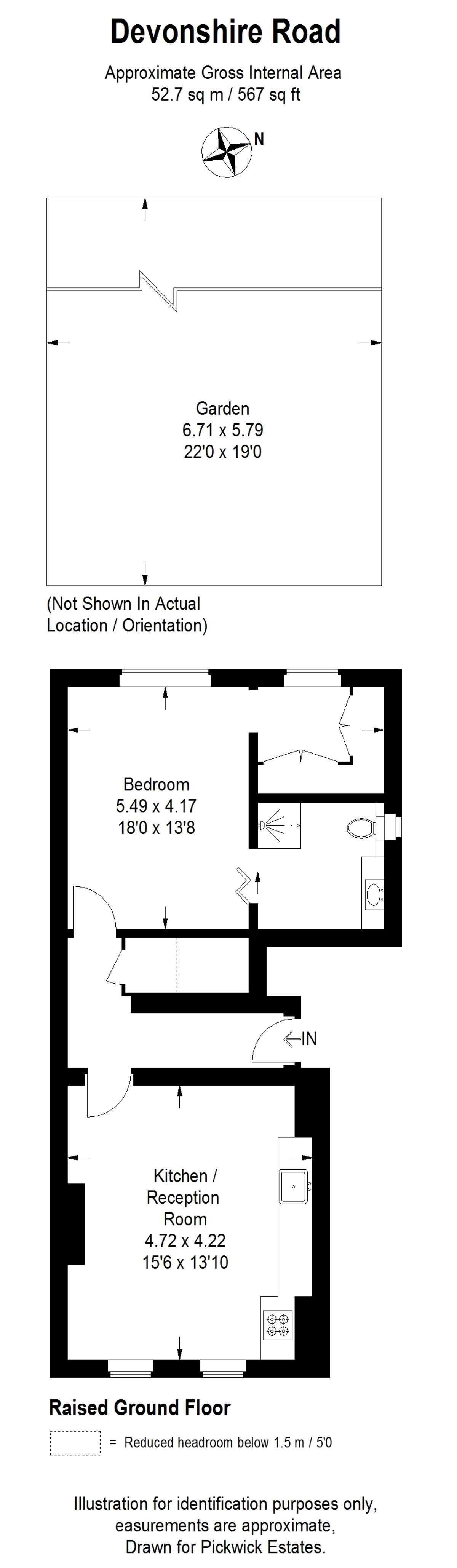 Floor plan for Devonshire Road