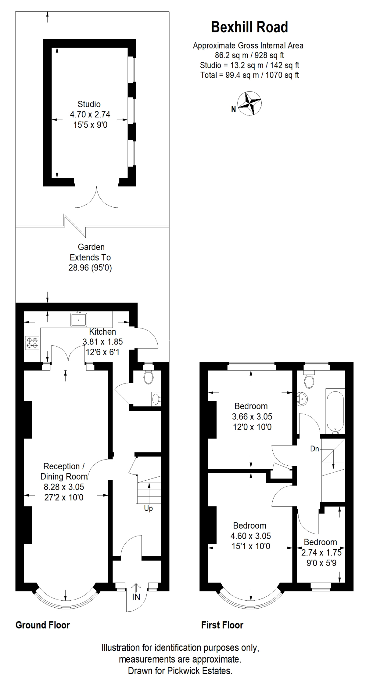 Floor plan for Bexhill Road