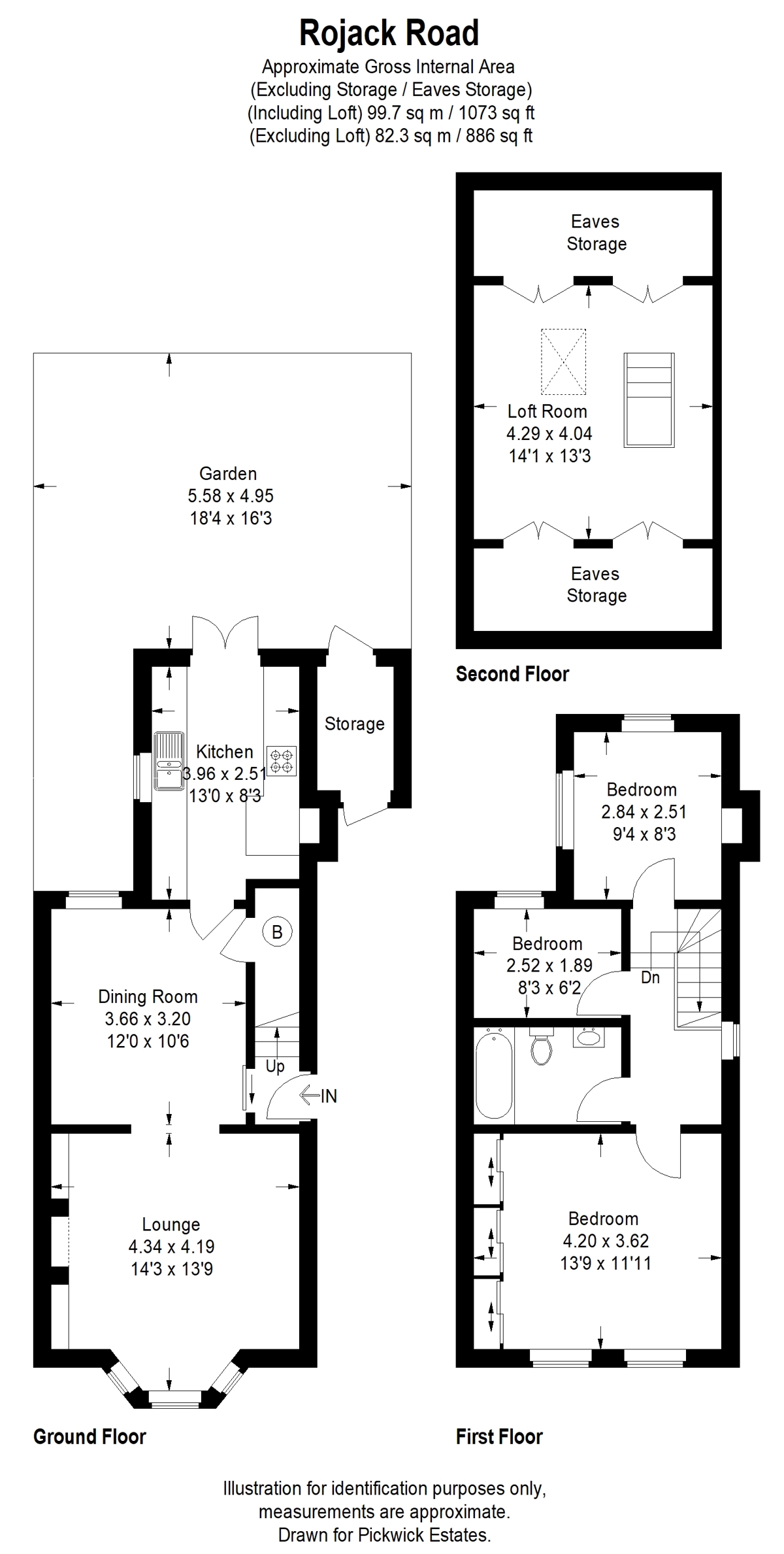 Floor plan for Rojack Road