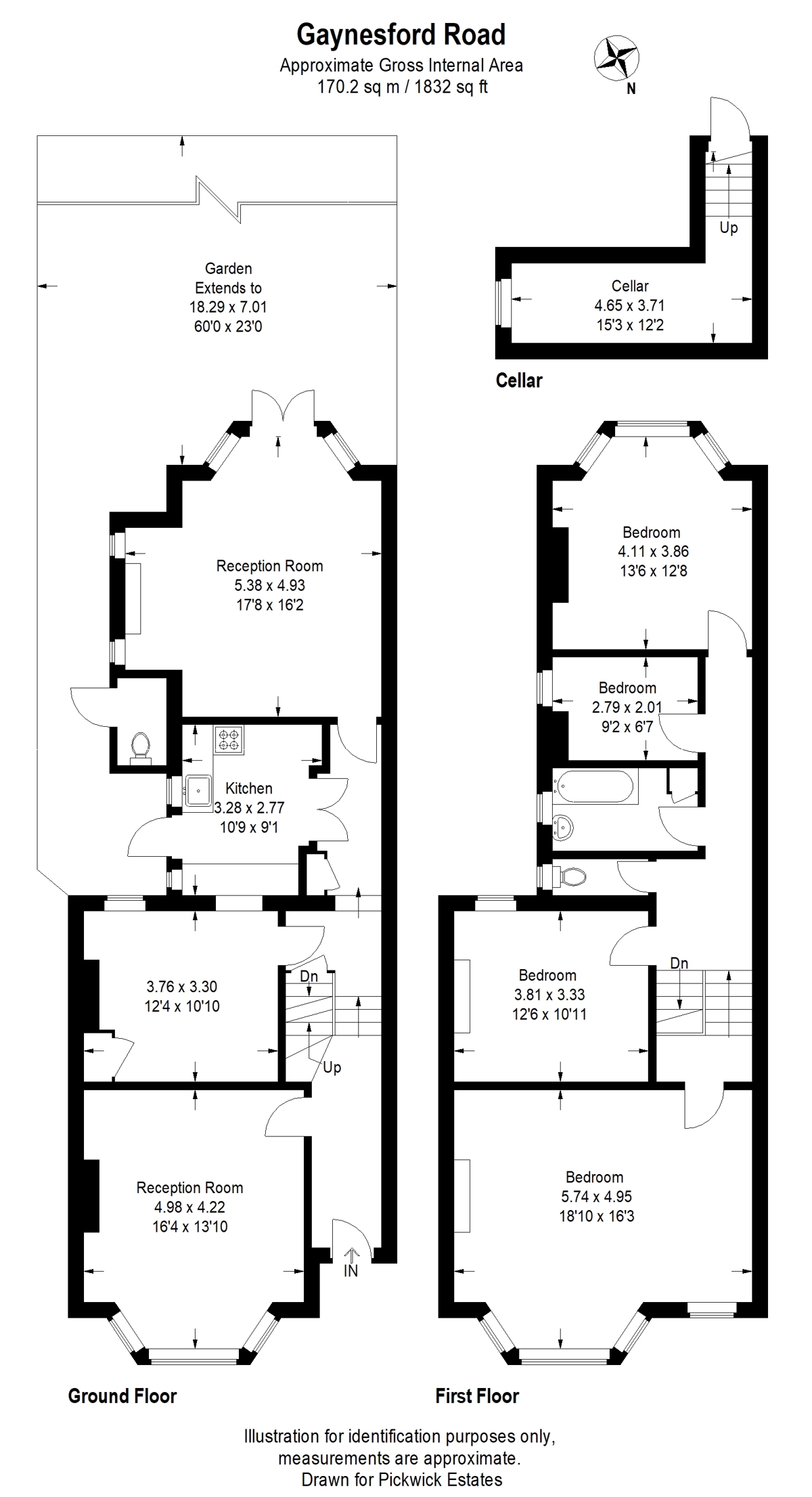 Floor plan for Gaynesford Road