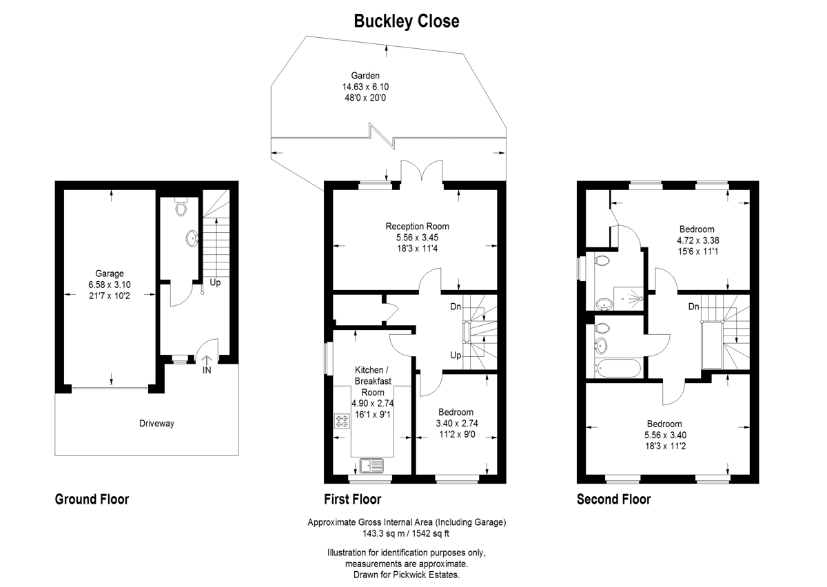 Floor plan for Buckley Close