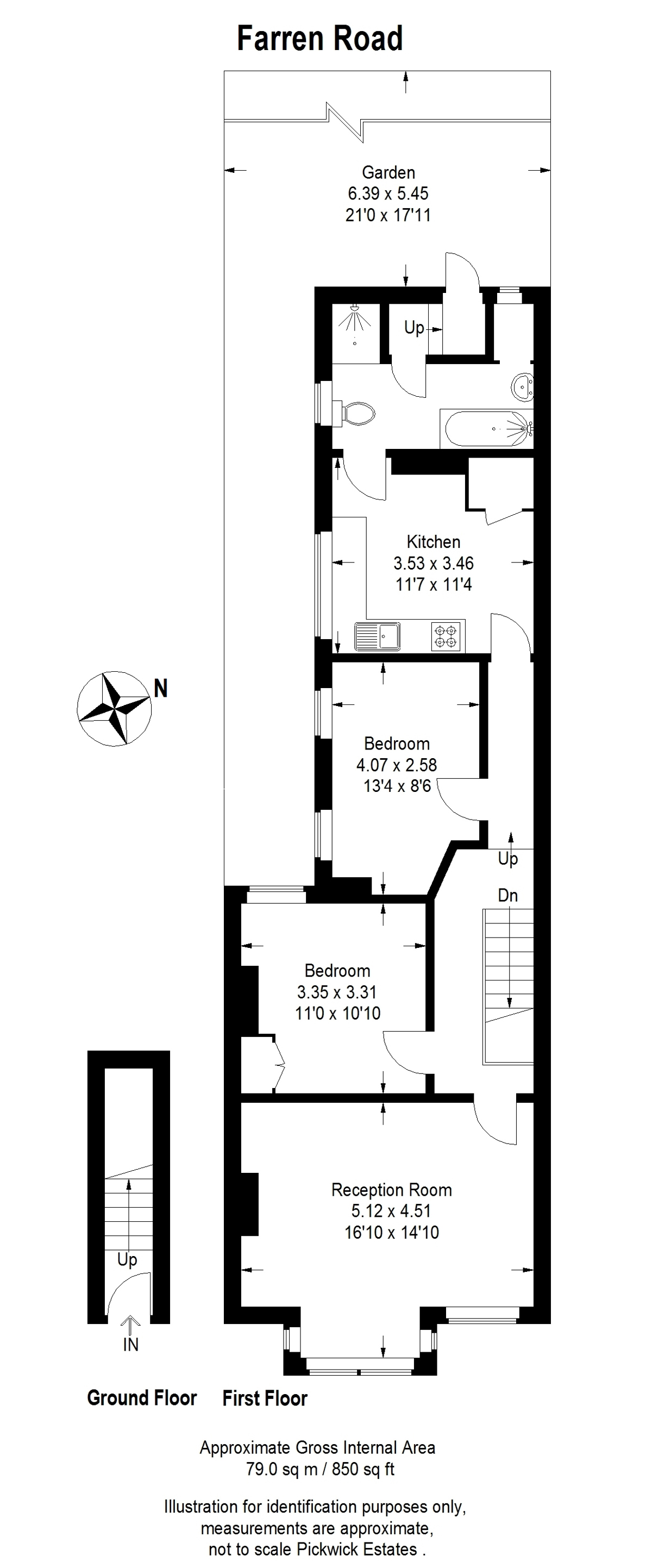 Floor plan for Farren Road