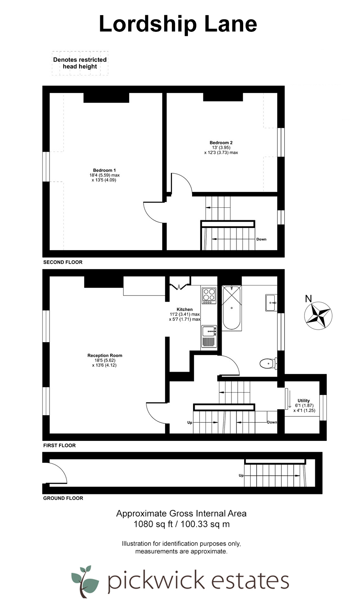 Floor plan for Lordship Lane 