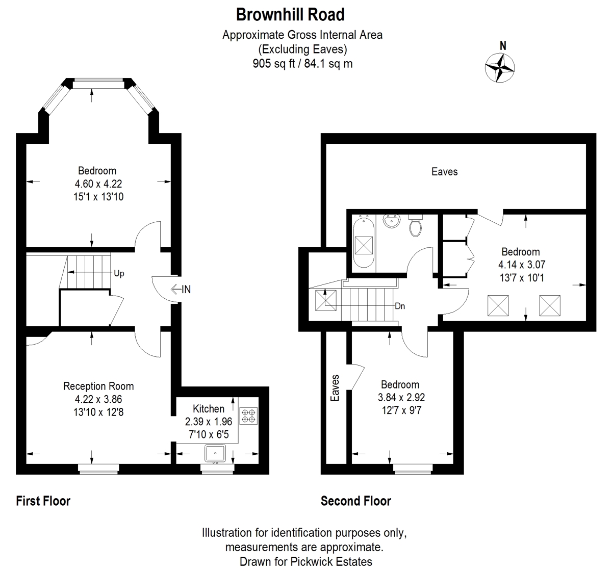 Floor plan for Brownhill Road 
