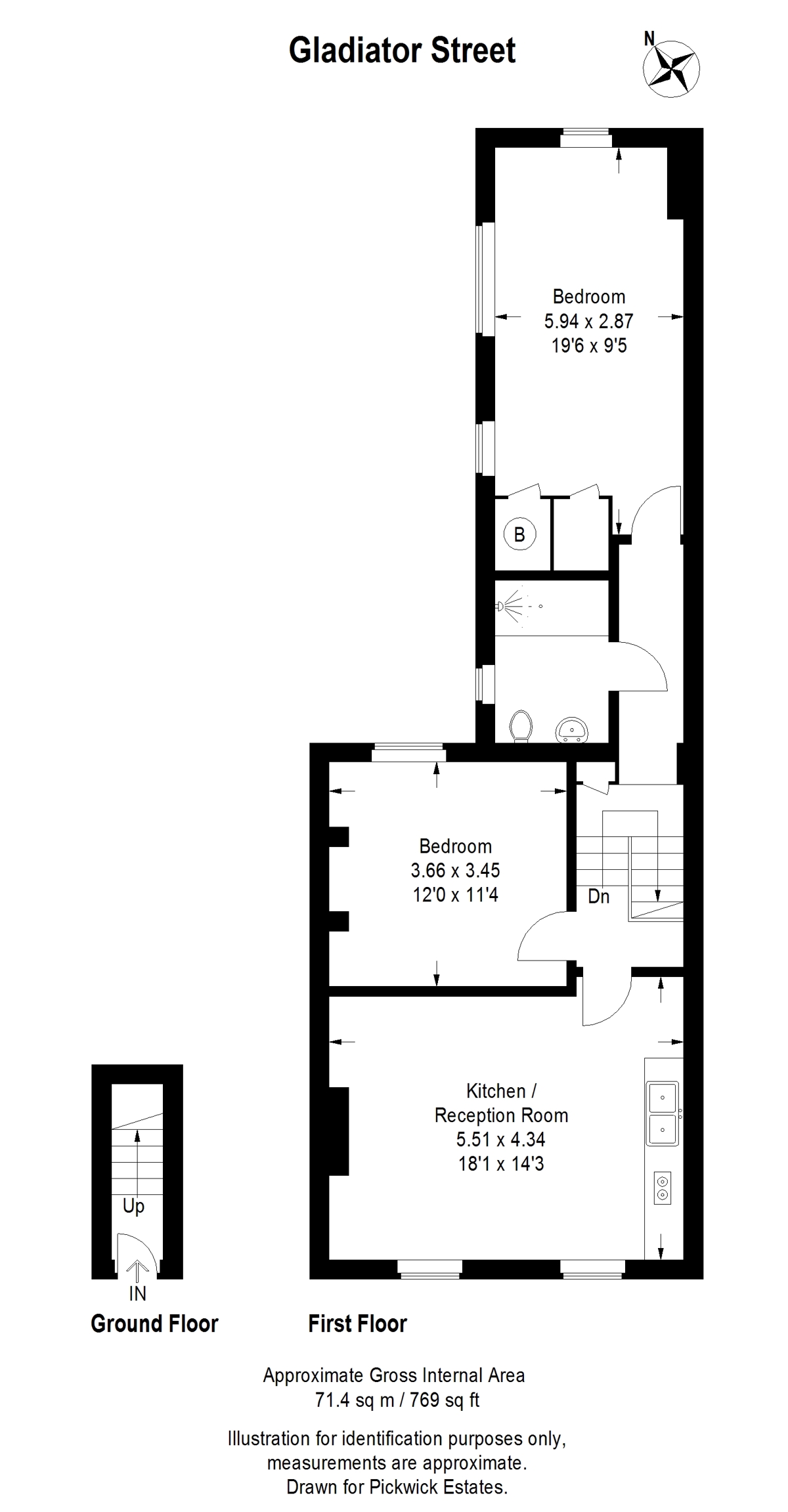 Floor plan for Gladiator Street 