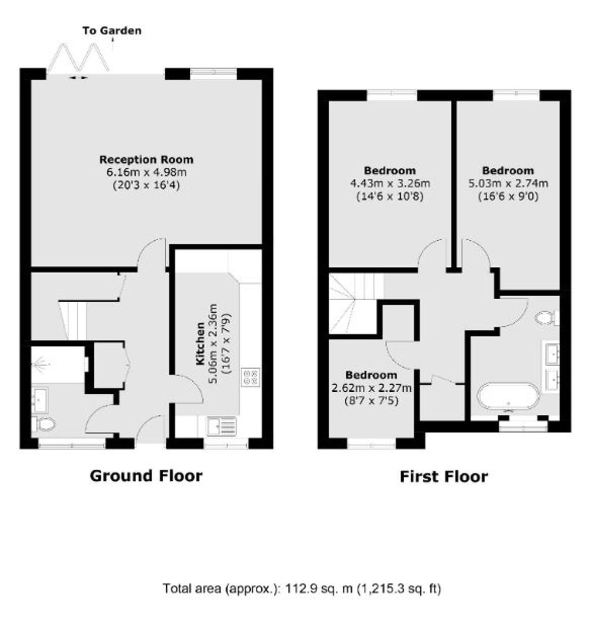 Floor plan for Blythe Hill Lane