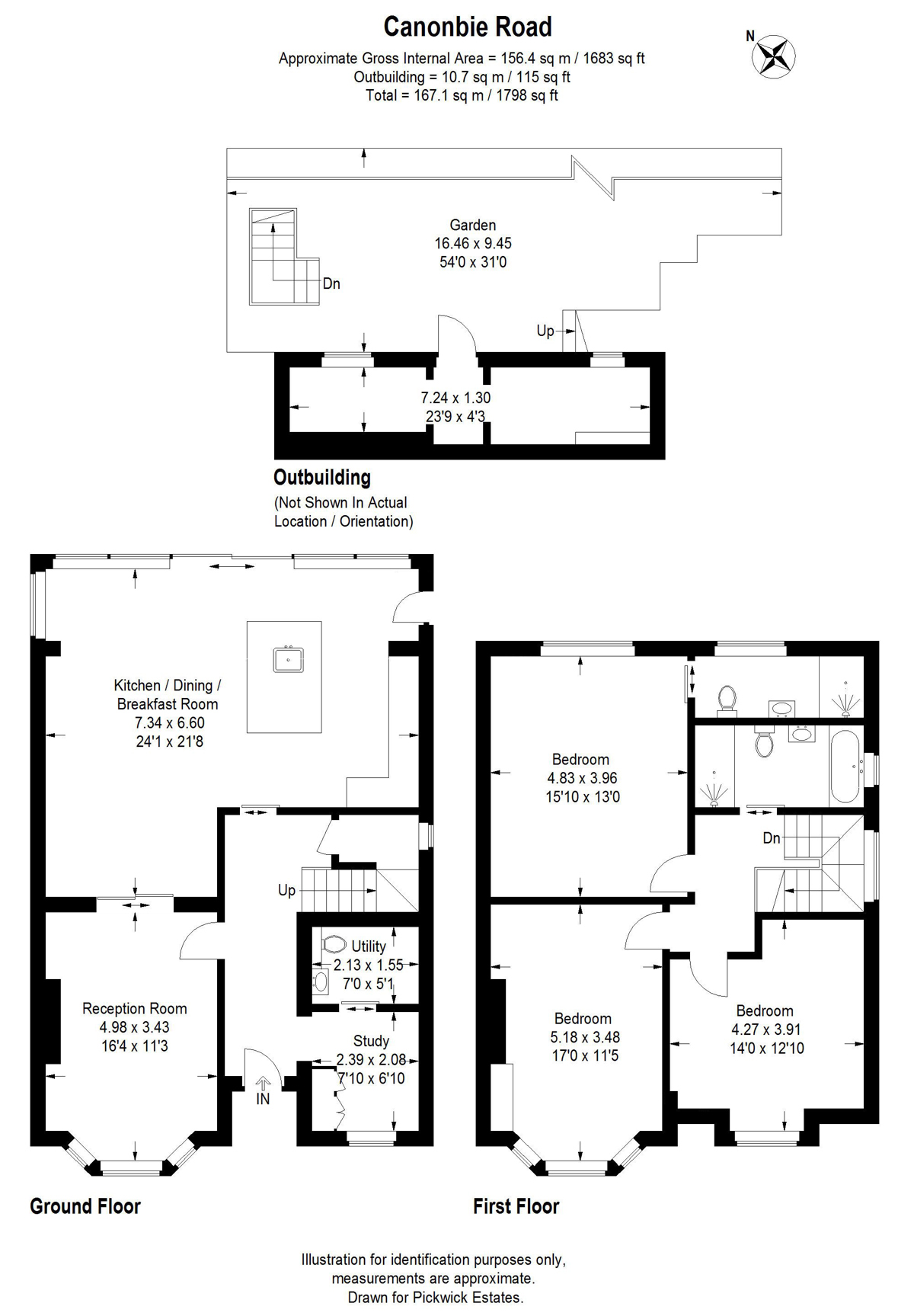 Floor plan for Canonbie Road